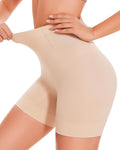 Shapewear Shorts for Women, Mid Waist Tummy Control Shaper | Mid-waist tummy control shapewear shorts smooth tummy and thighs with seamless comfort and discreet under-dress wear