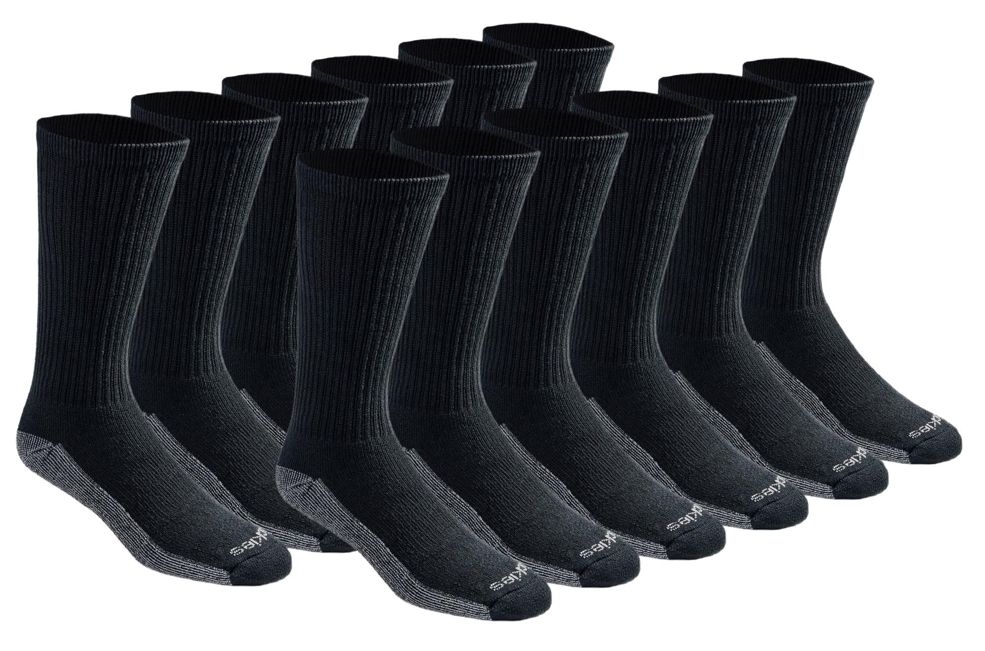 Men's Dri-tech Original Moisture Control Crew Socks, Available in M-xxl (6, 12, 18 Pairs)