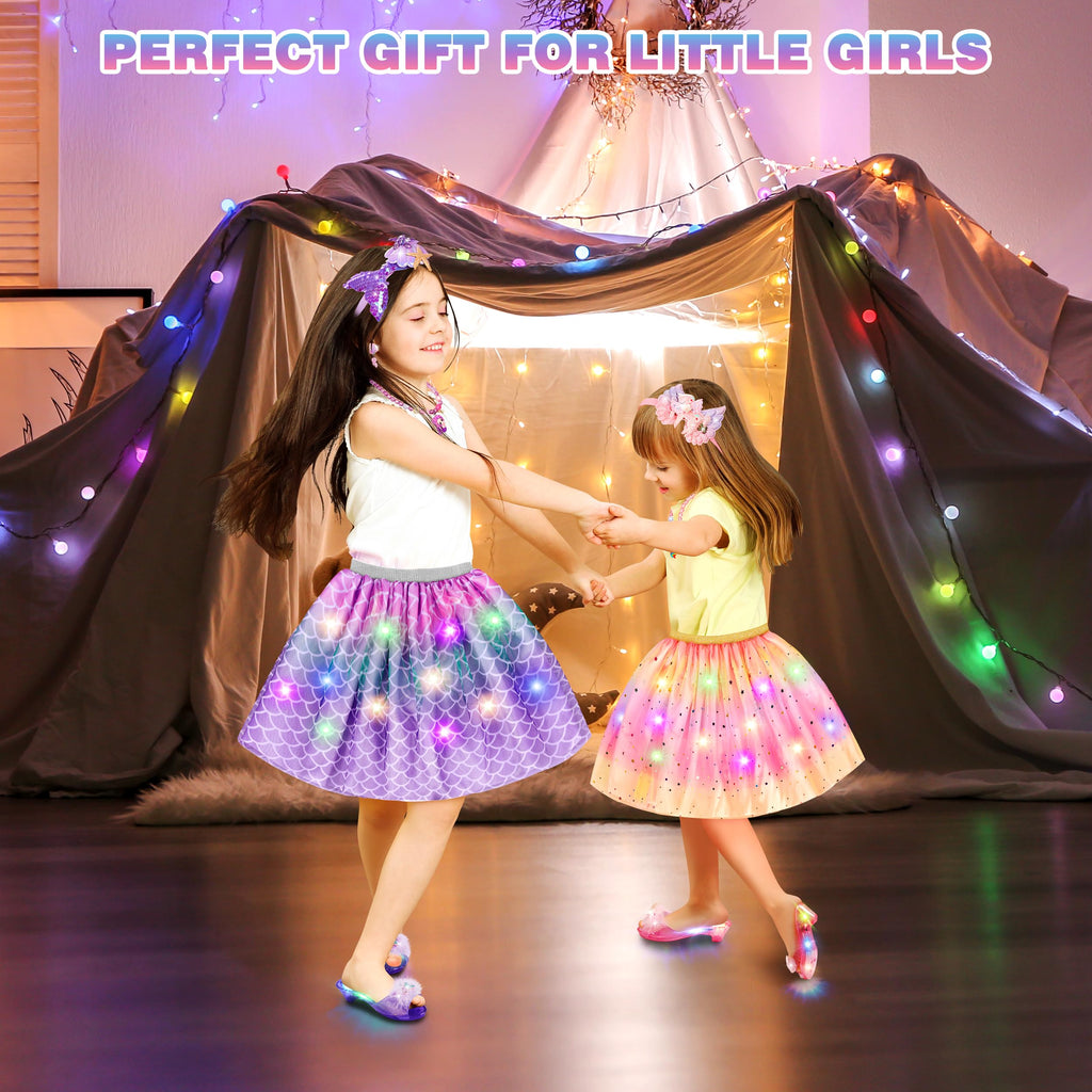 LJZJ Princess Dress Up Toys & Jewelry Boutique, Girls Role Play Gift for 3+ Year Old Girl Toddler B-Day Party Favors