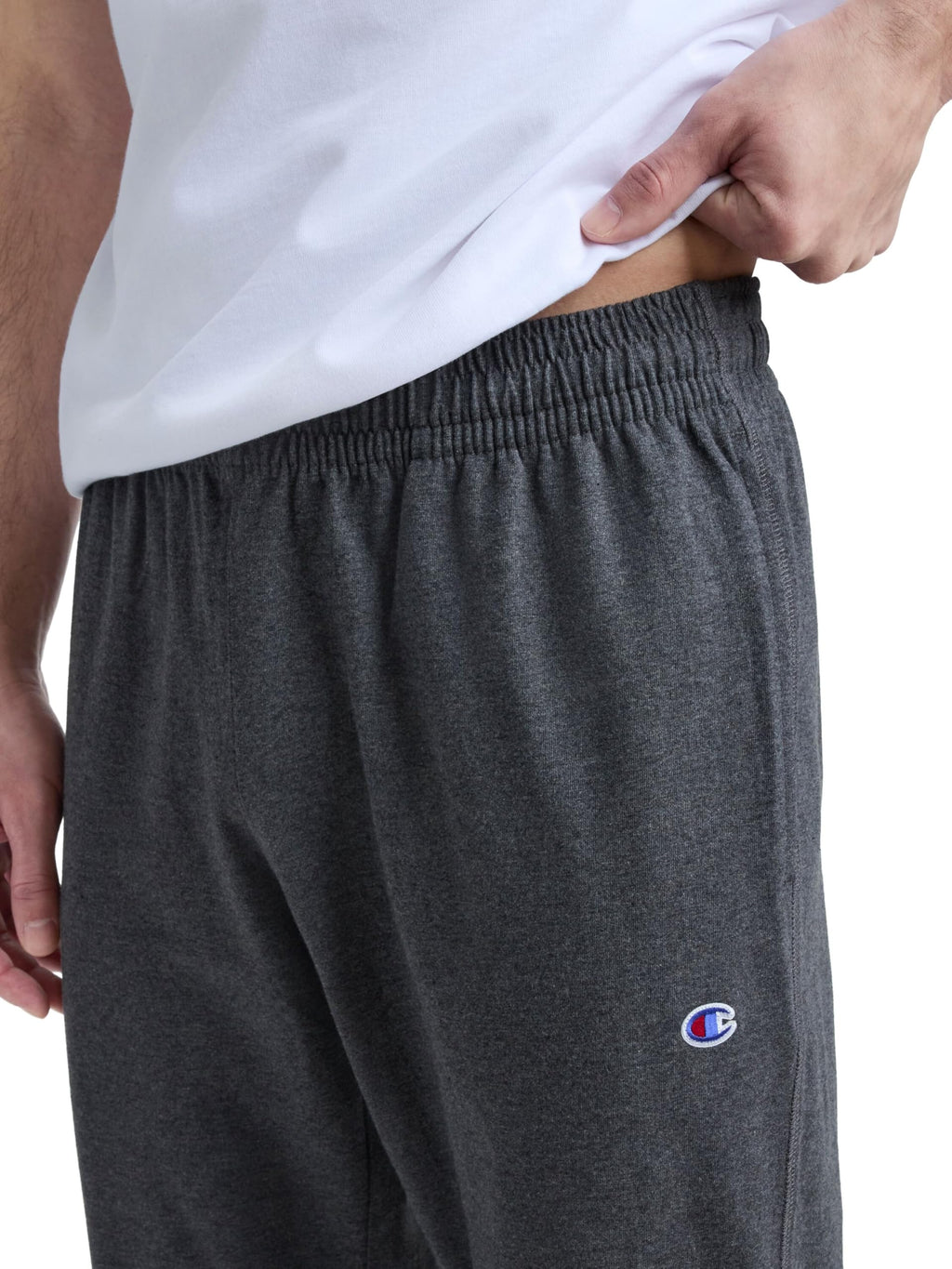 Champion Men's Open-Bottom Lounge Pants, Standard Fit, Lightweight, Available in Regular and Big & Tall