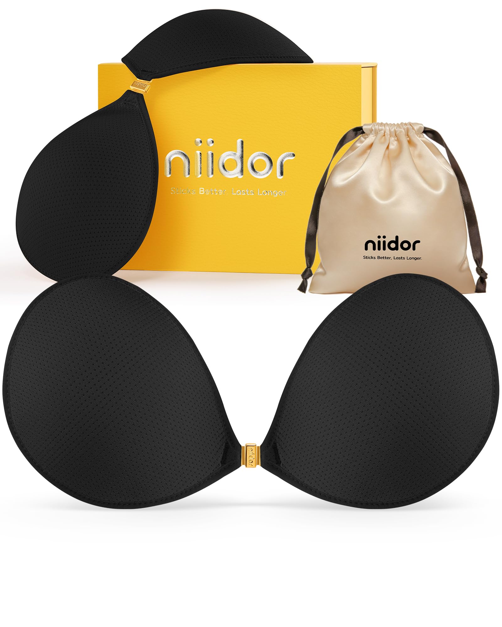 Adhesive Bra Strapless Ultra Sticky Invisible Push up Silicone Bra Multiple Colors Sizes Reusable for Backless Dress