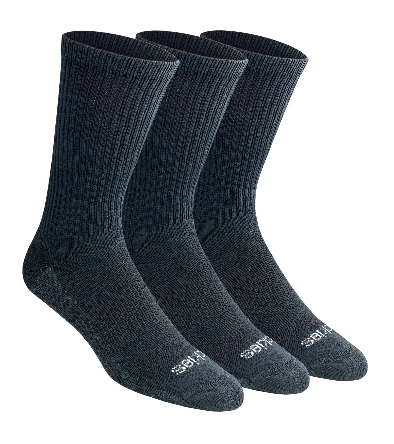 Men's Dri-tech Original Moisture Control Crew Socks, Available in M-xxl (6, 12, 18 Pairs)