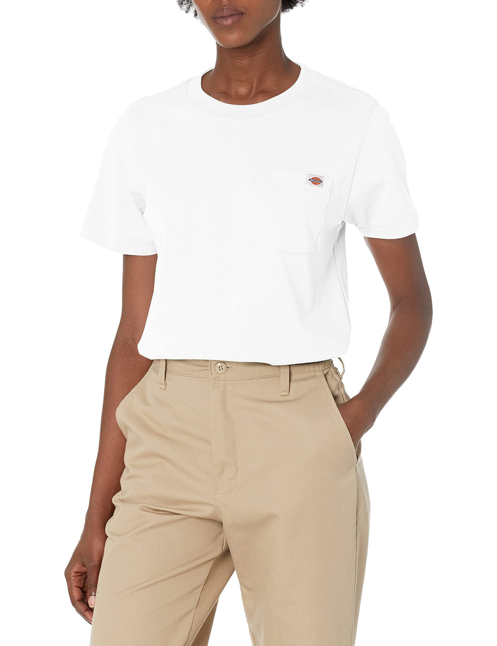Dickies Women's Short Sleeve Heavyweight Pocket T-Shirt