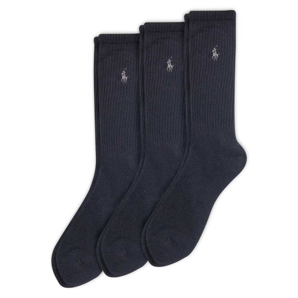 Men's Ribbed Casual Crew Sock 3-Pack