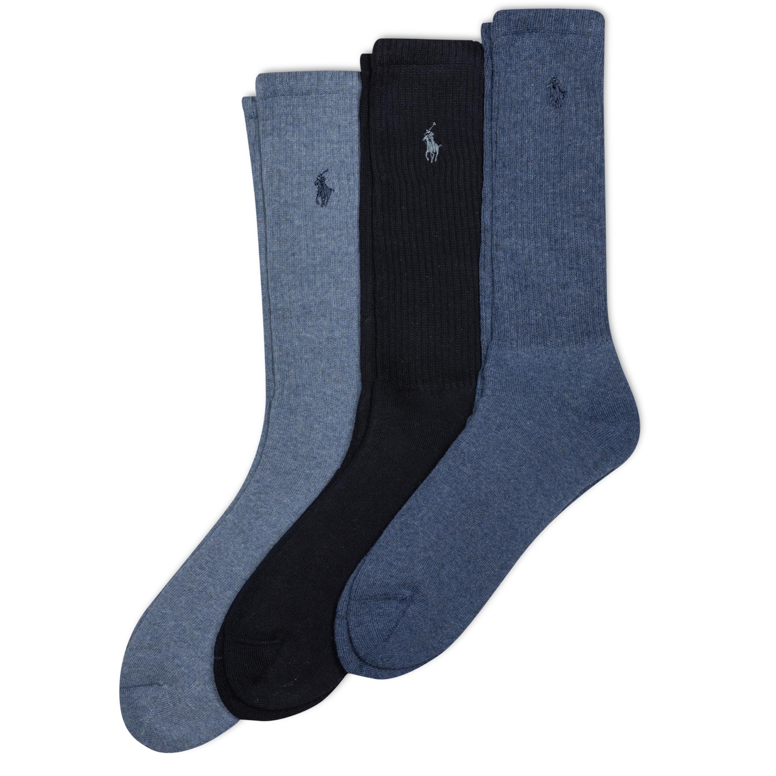 Men's Ribbed Casual Crew Sock 3-Pack