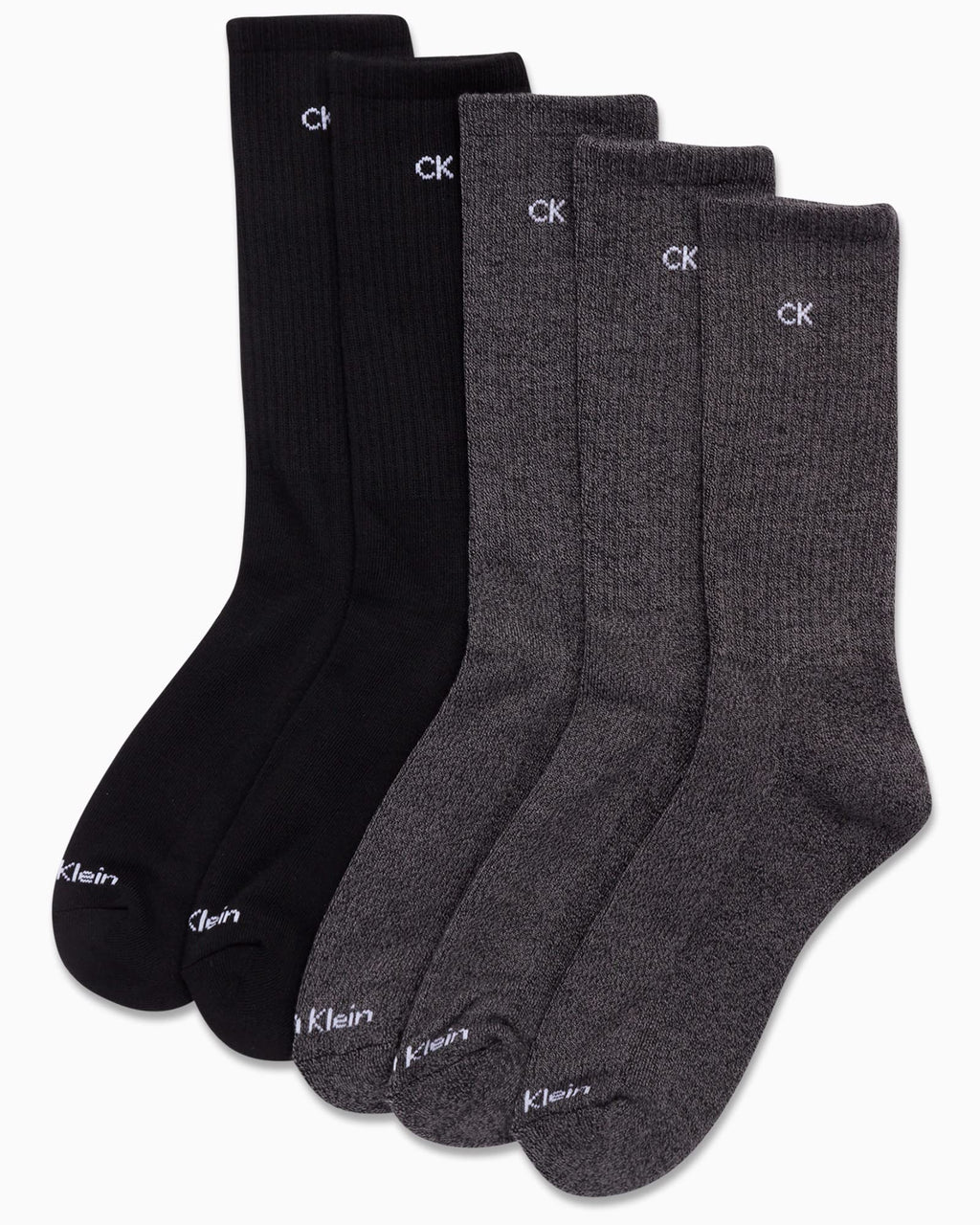 Mens Crew Socks - 5 Pack Breathable Cushion Crew Athletic Mid-Calf Socks for Men for Running and Workout (7-12)