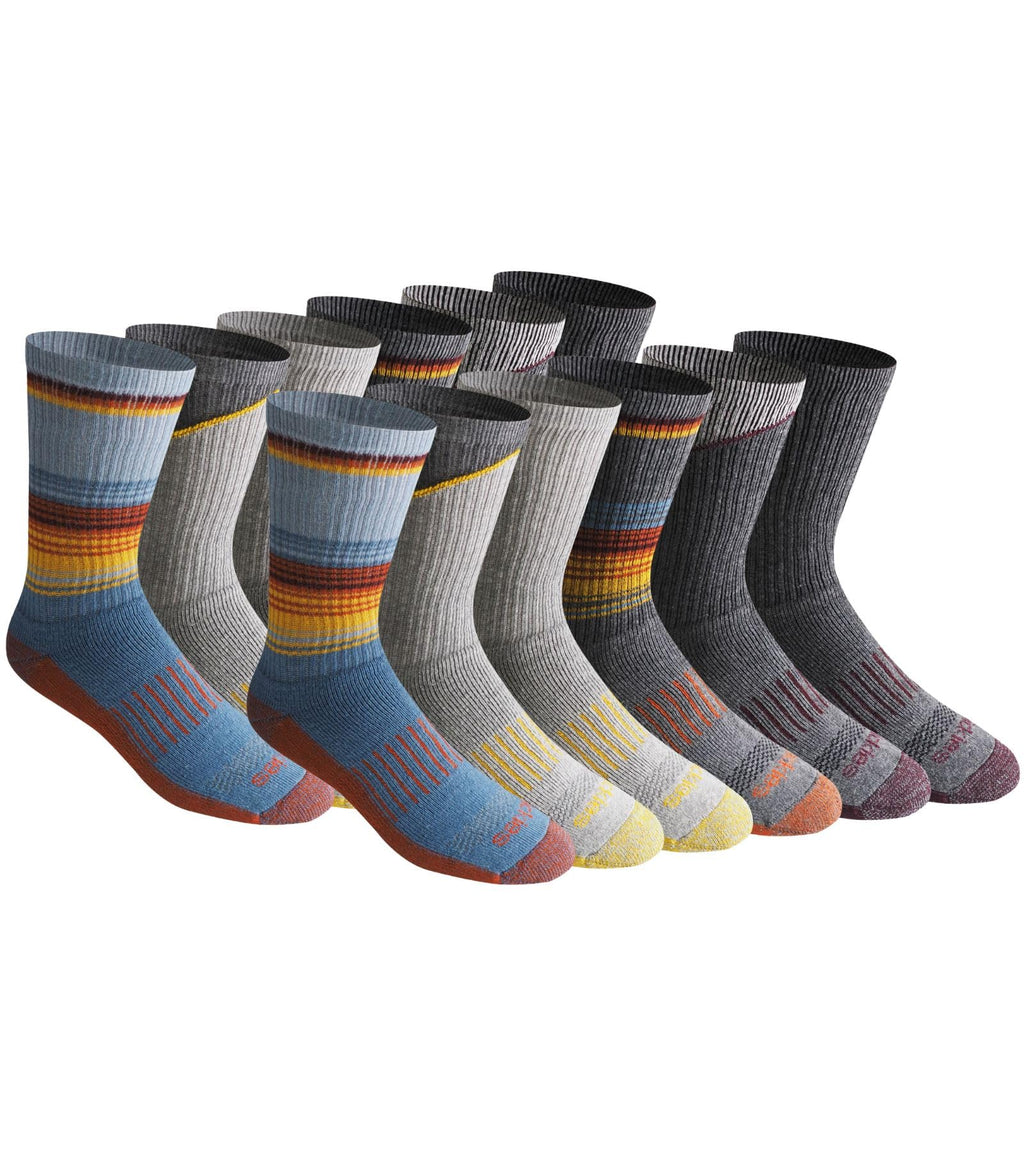 Men's Dri-tech Original Moisture Control Crew Socks, Available in M-xxl (6, 12, 18 Pairs)