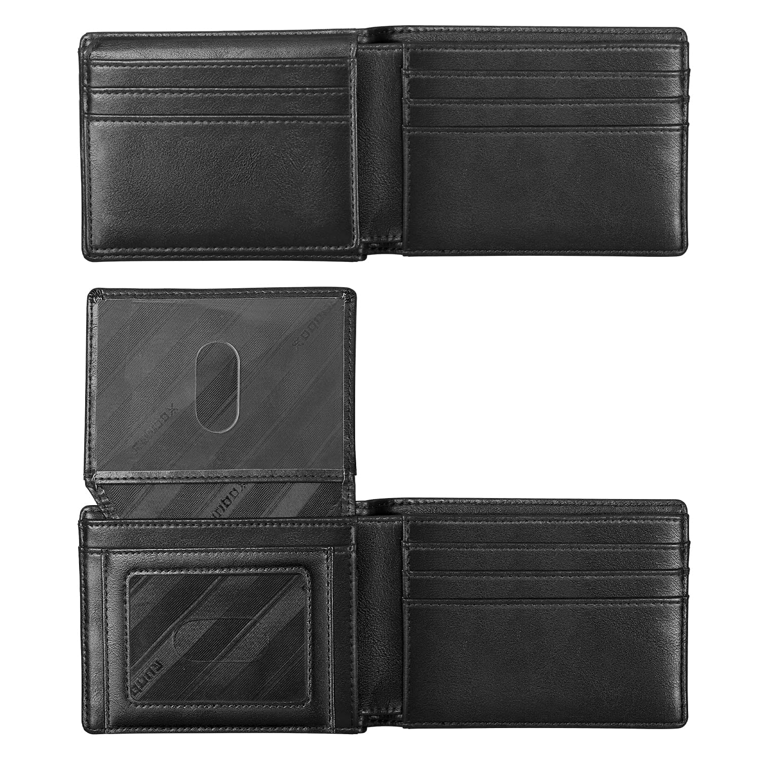 Wallet for Men -Slim Rfid Leather Mens Bifold Novelty Wallets 2 ID Window With Gift Box Men's Accessories | Slim