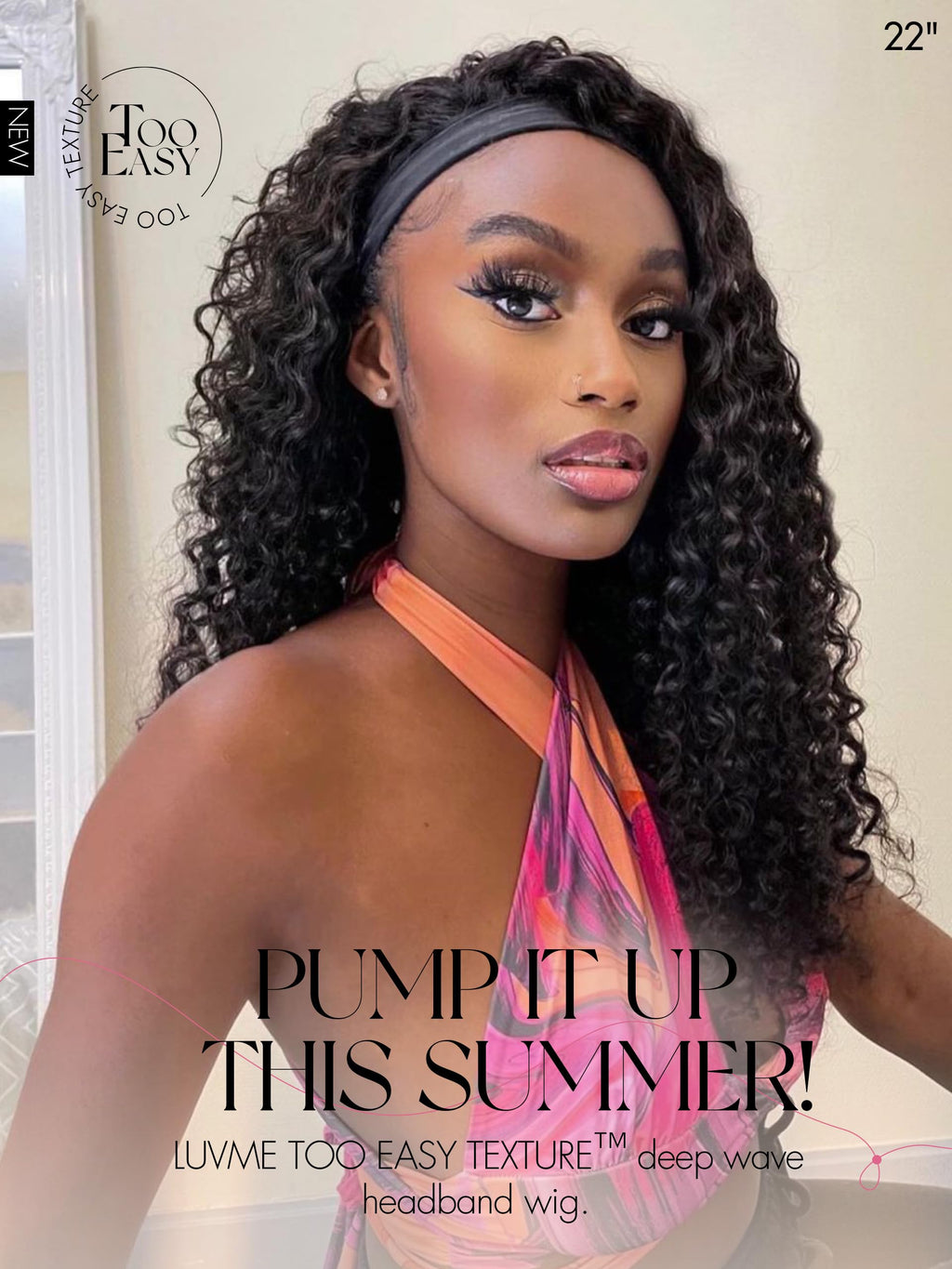 HAIR Headband Wig Human Hair Kinky Straight Drawstring Half Wig for Black Women 100% Real Human Hair Glueless None Lace Wigs Brazilian Virgin Hair Machine Made Wig 200 Density Natural Color