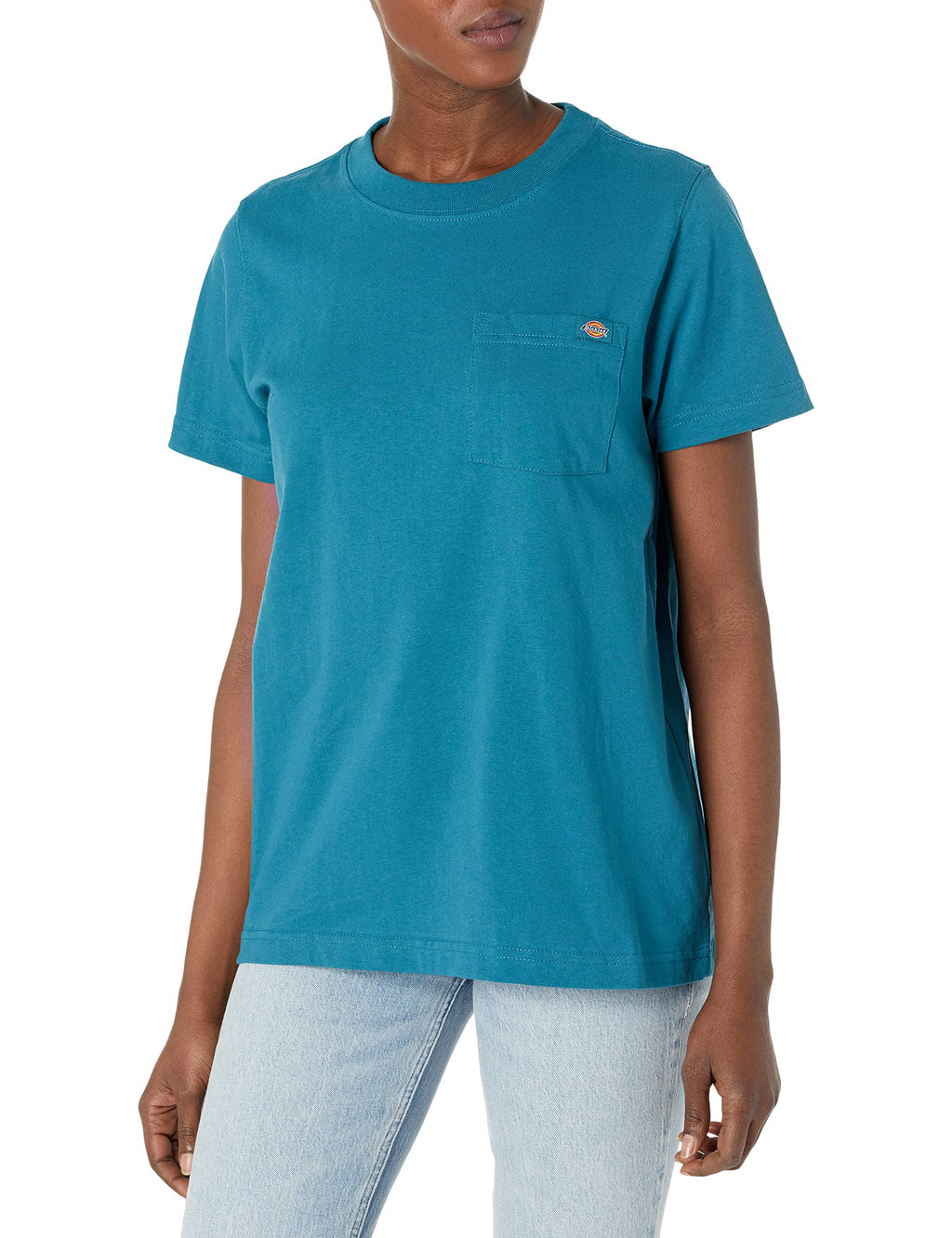 Dickies Women's Short Sleeve Heavyweight Pocket T-Shirt
