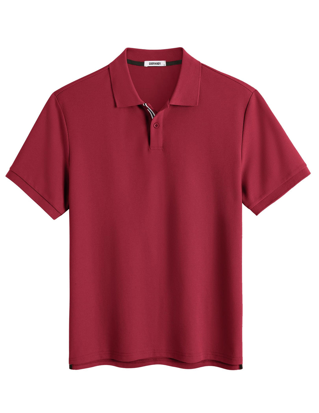 Men's Polo Shirts Short Sleeve Cotton Pique Casual Button T Shirts Classic Fit Collared Golf Shirts