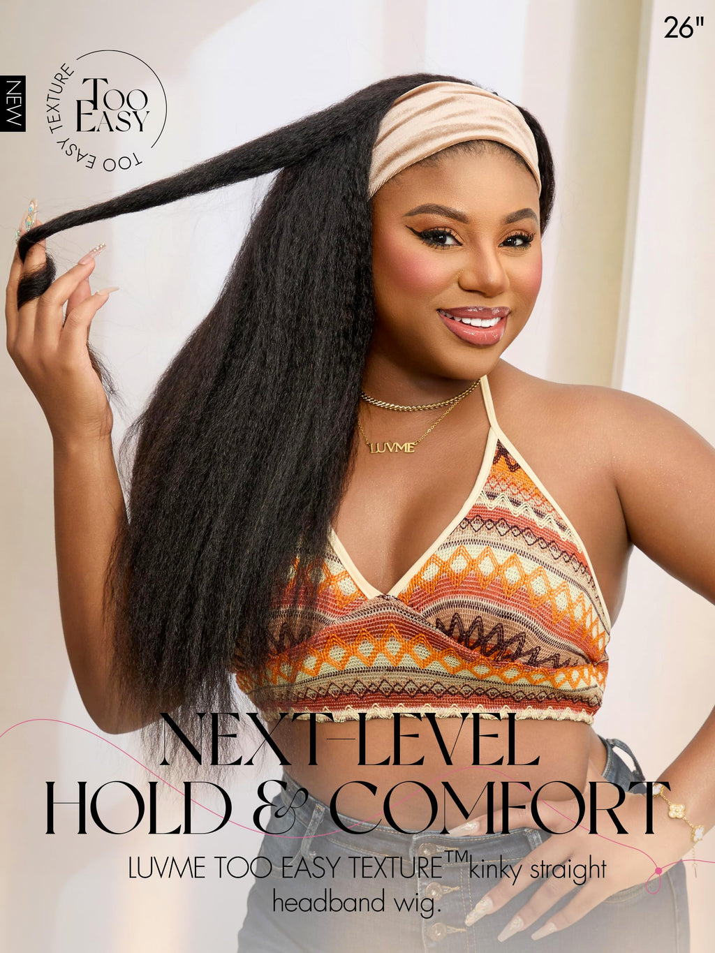 HAIR Headband Wig Human Hair Kinky Straight Drawstring Half Wig for Black Women 100% Real Human Hair Glueless None Lace Wigs Brazilian Virgin Hair Machine Made Wig 200 Density Natural Color