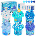 6 Pack Slimes, Pink Slime Kids, Cloud Slime kit for Girls Ages 8-12, Toys for Girls and Boys, for Kids Slime Set Party kit Goodie Bag Stuffers, 4 5 6 7 8 9 10 Year Old Girl Birthday Gift Cute Stuff