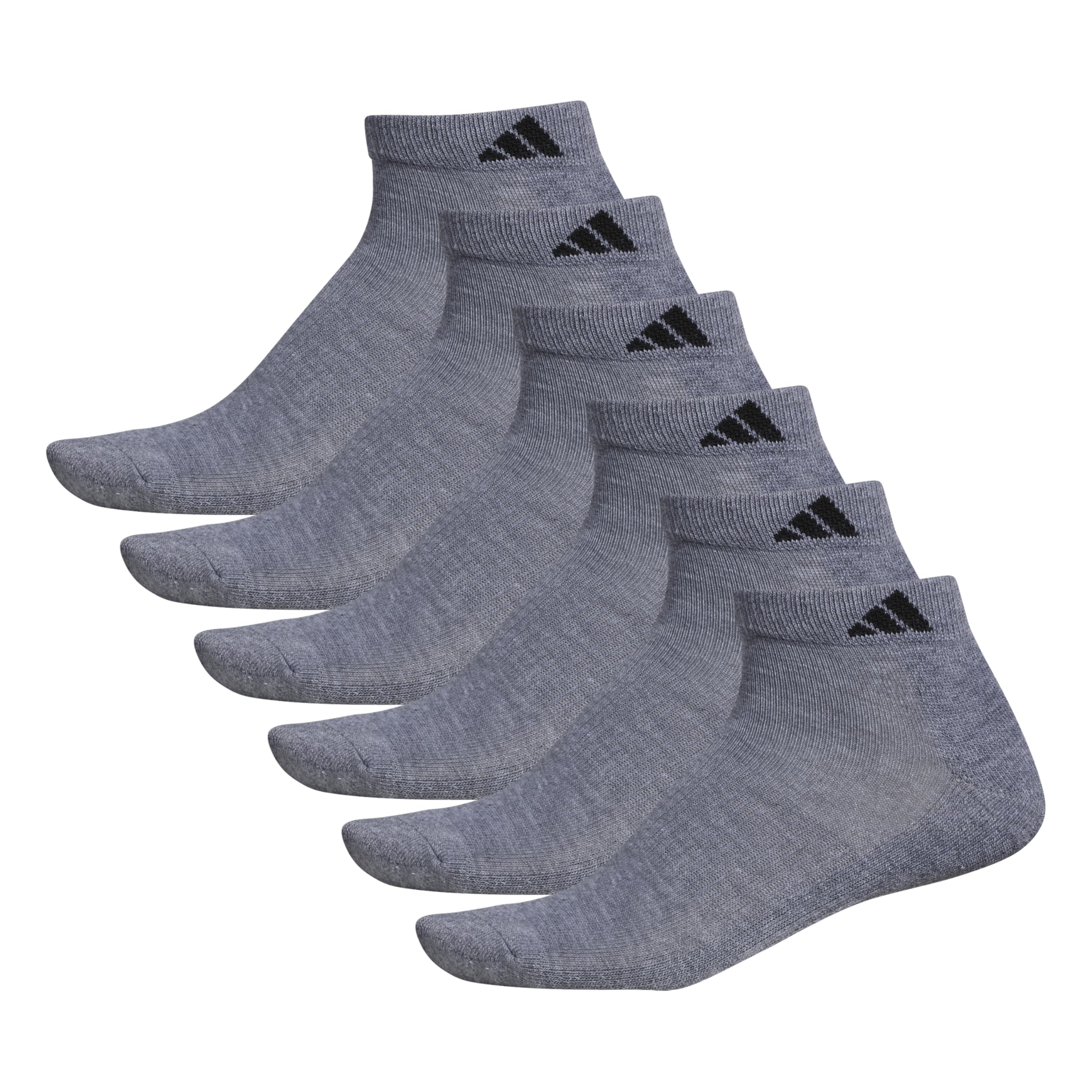 Men's Athletic Cushioned Low Cut Ankle Socks (6 Pairs) Durable & Comfortable