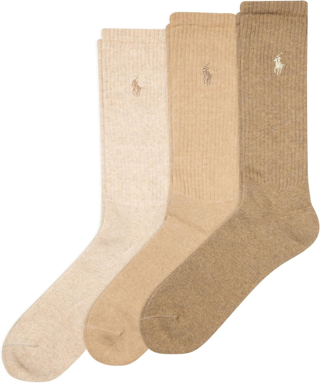 Men's Ribbed Casual Crew Sock 3-Pack
