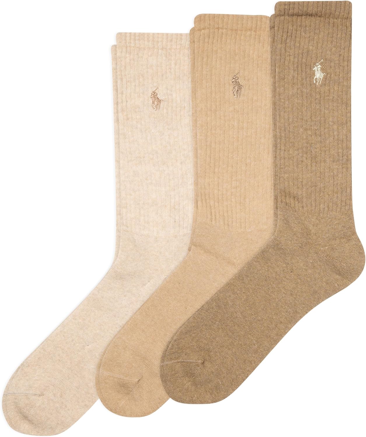 Men's Ribbed Casual Crew Sock 3-Pack