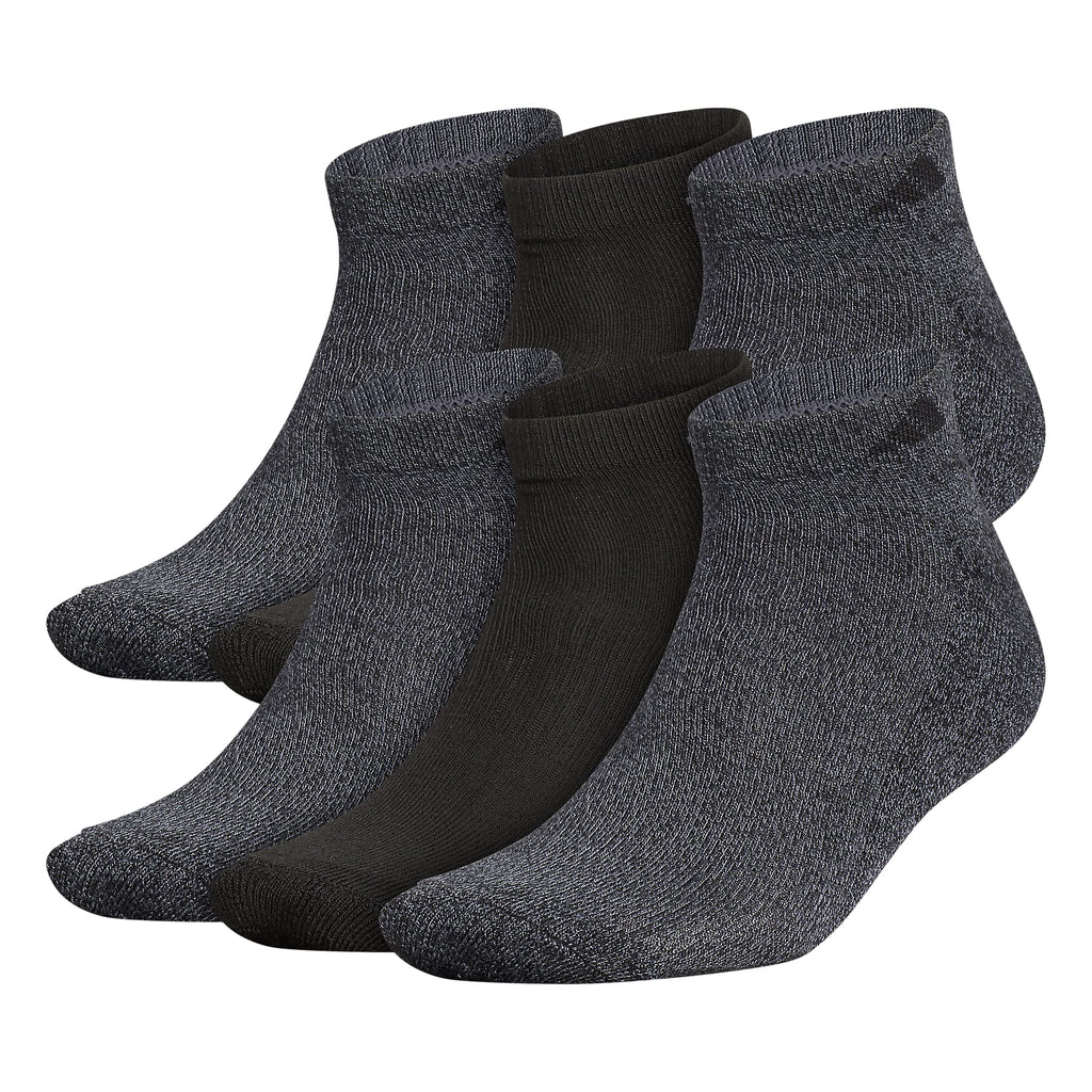 Men's Athletic Cushioned Low Cut Ankle Socks (6 Pairs) Durable & Comfortable