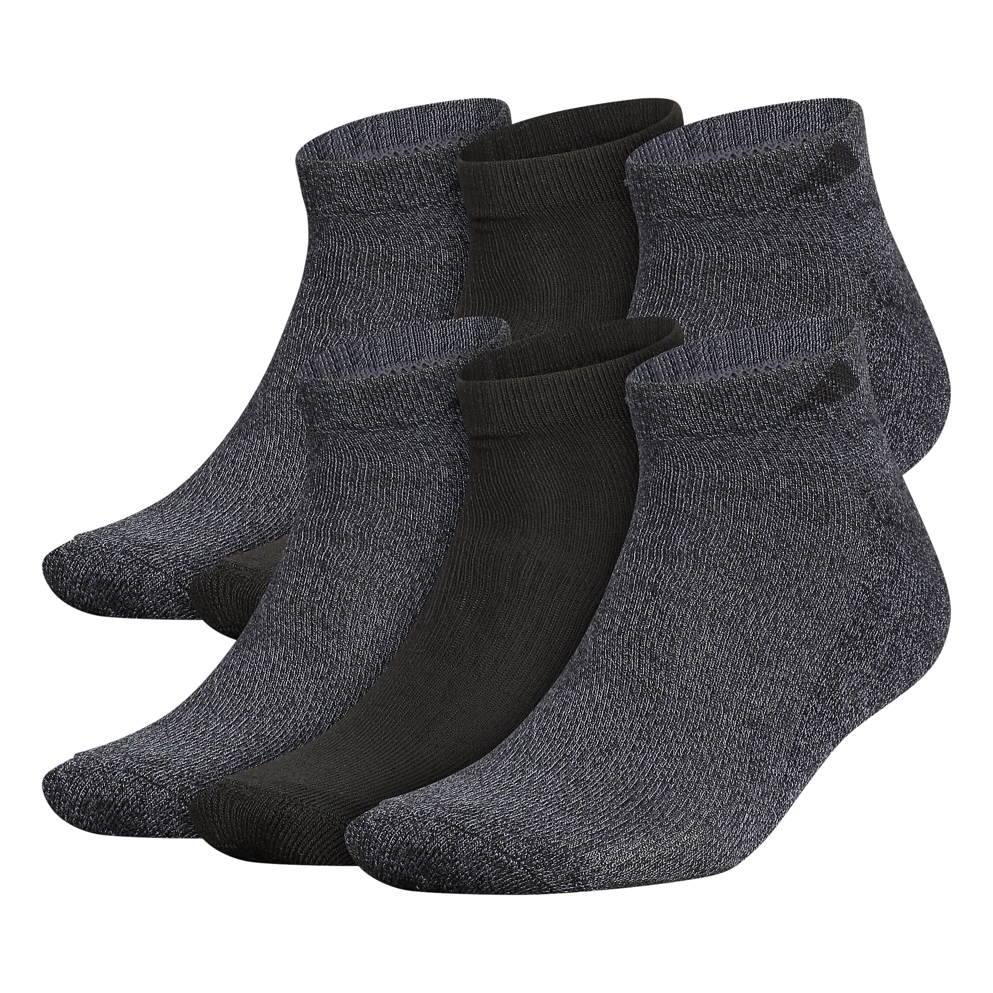 Men's Athletic Cushioned Low Cut Ankle Socks (6 Pairs) Durable & Comfortable