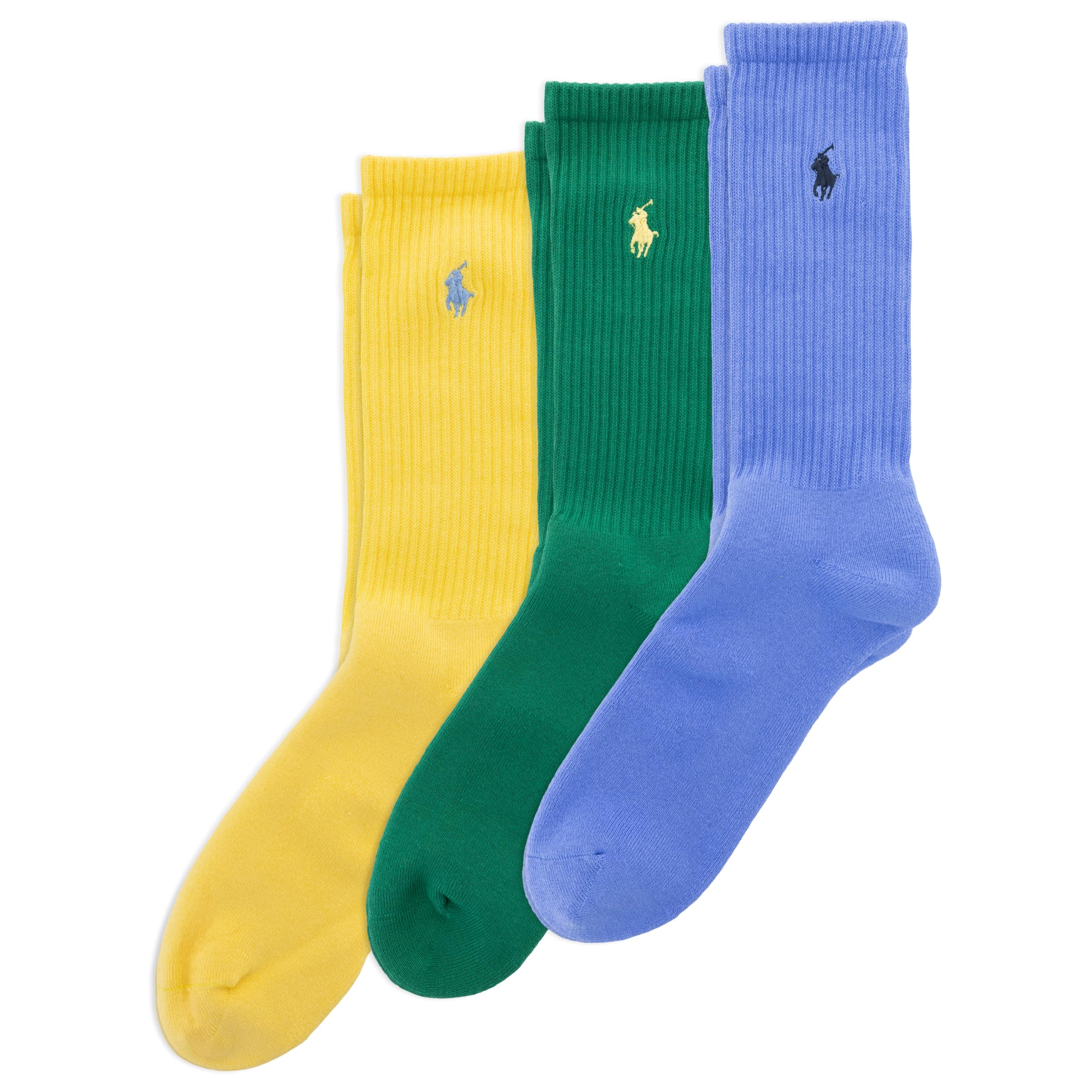 Men's Ribbed Casual Crew Sock 3-Pack