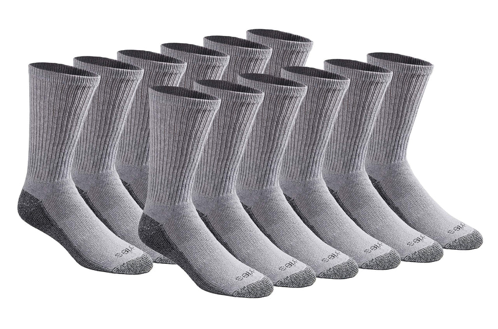 Men's Dri-tech Original Moisture Control Crew Socks, Available in M-xxl (6, 12, 18 Pairs)