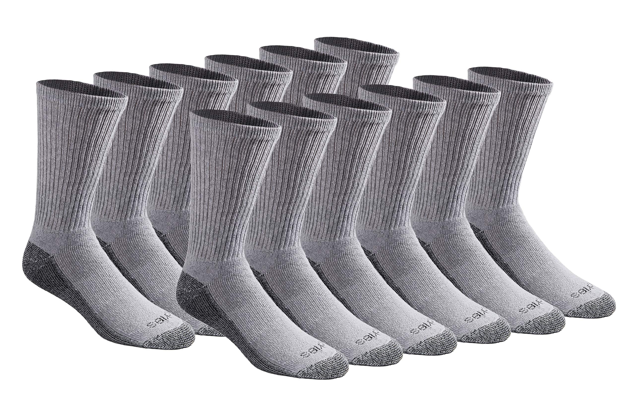 Men's Dri-tech Original Moisture Control Crew Socks, Available in M-xxl (6, 12, 18 Pairs)