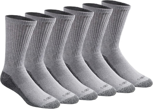 Men's Dri-tech Original Moisture Control Crew Socks, Available in M-xxl (6, 12, 18 Pairs)