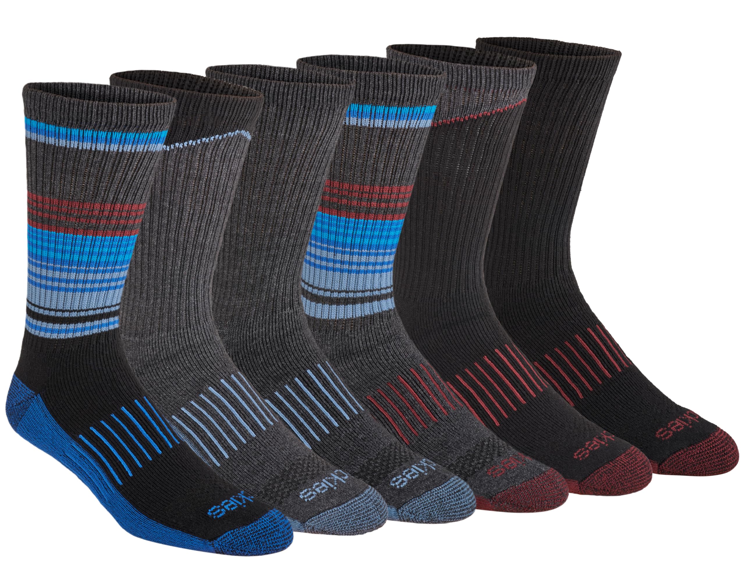 Men's Dri-tech Original Moisture Control Crew Socks, Available in M-xxl (6, 12, 18 Pairs)