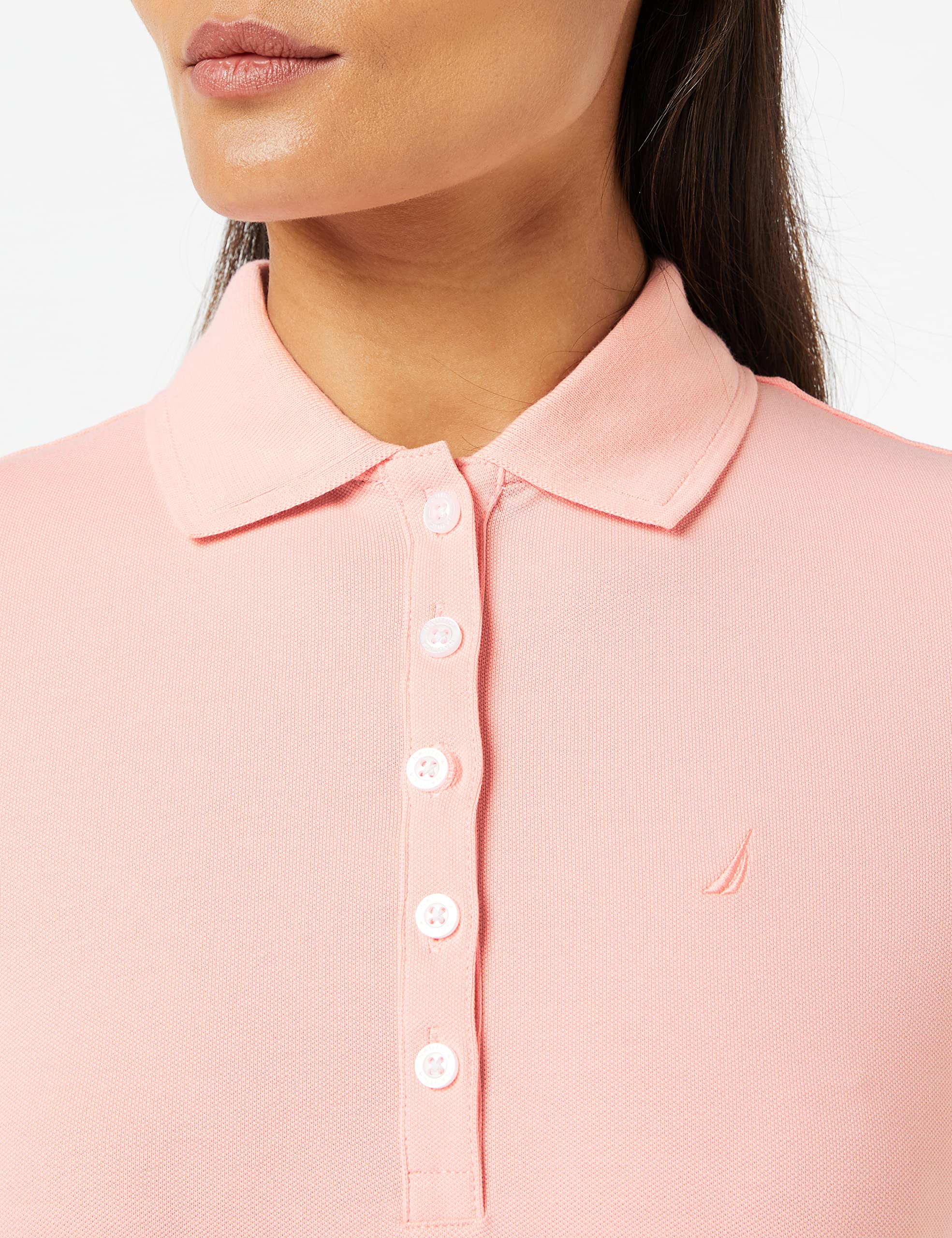 Nautica Women's Easy Classic Short Sleeve Stretch Cotton Polo Dress