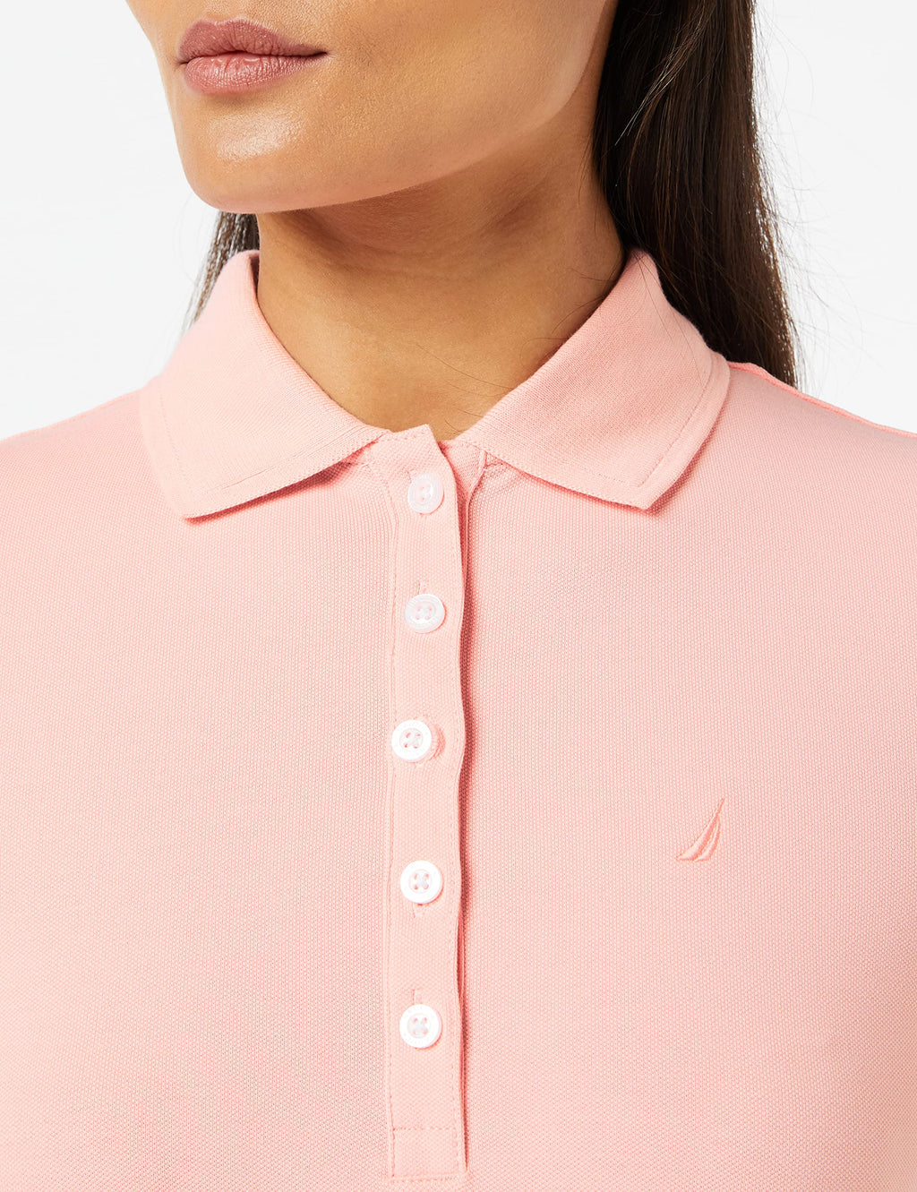 Nautica Women's Easy Classic Short Sleeve Stretch Cotton Polo Dress