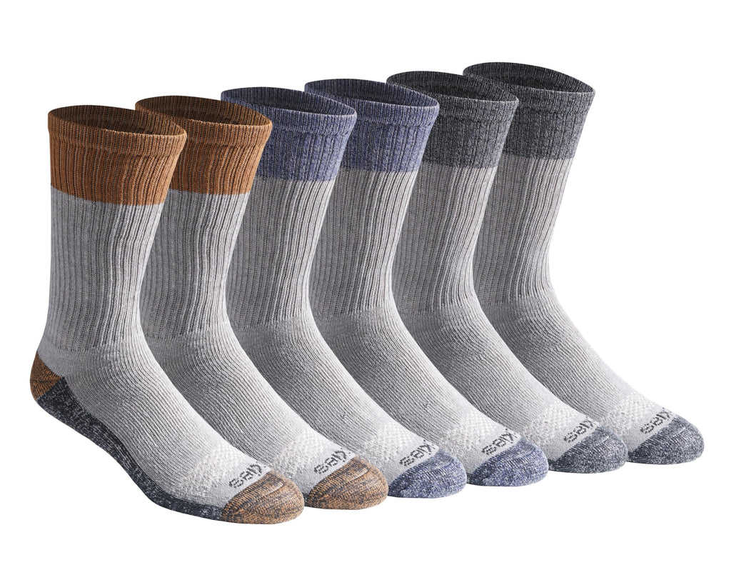 Men's Dri-tech Original Moisture Control Crew Socks, Available in M-xxl (6, 12, 18 Pairs)