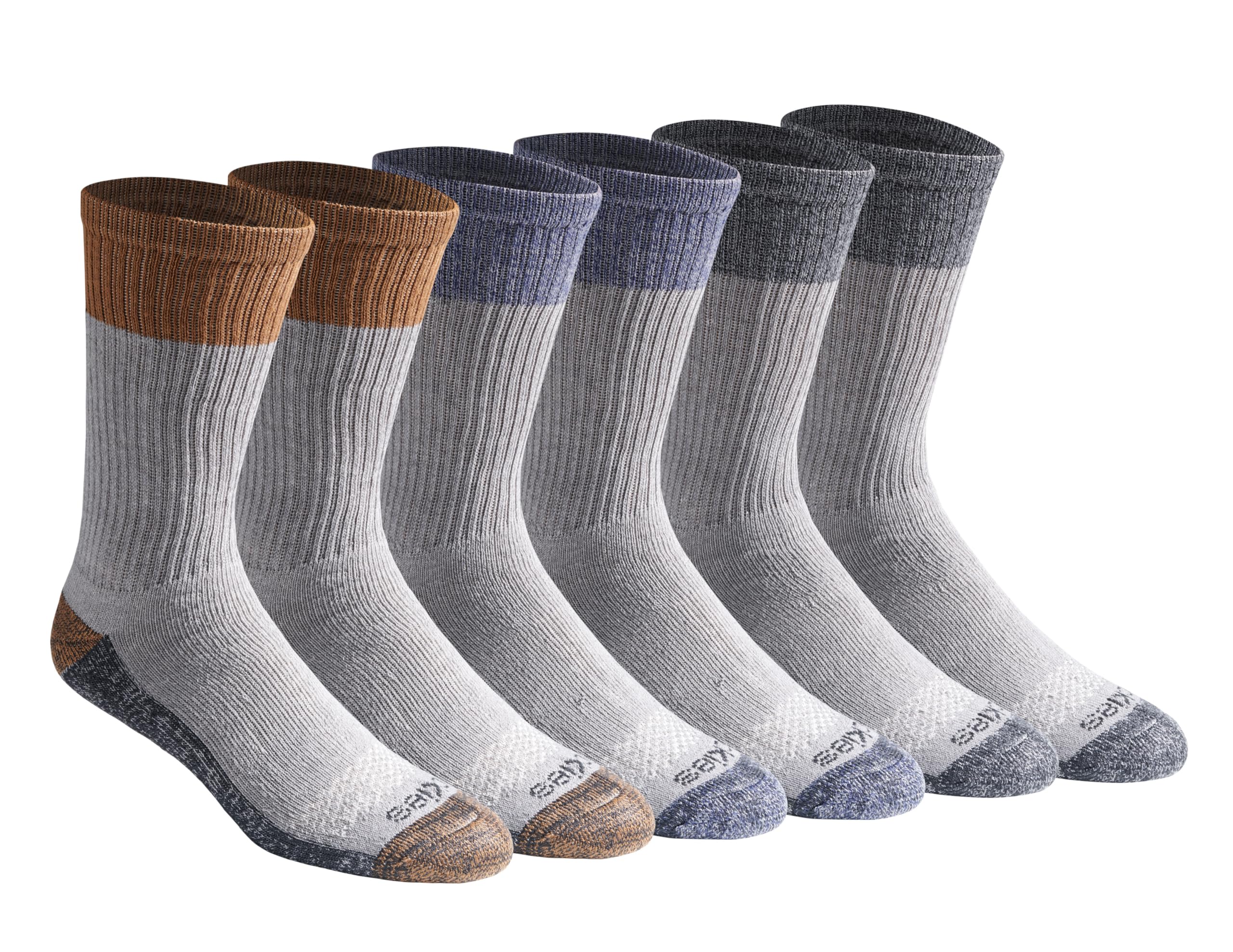 Men's Dri-tech Original Moisture Control Crew Socks, Available in M-xxl (6, 12, 18 Pairs)