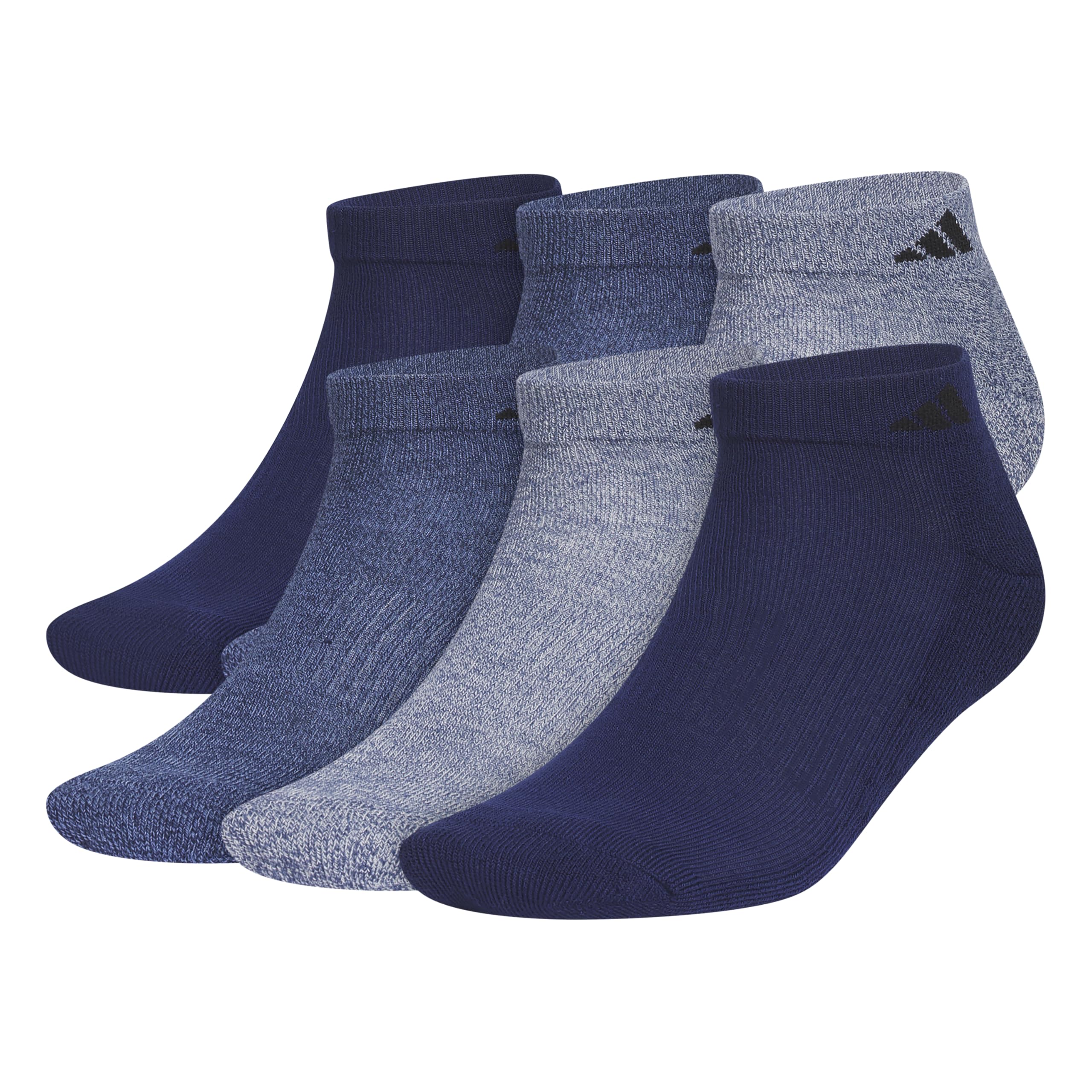 Men's Athletic Cushioned Low Cut Ankle Socks (6 Pairs) Durable & Comfortable