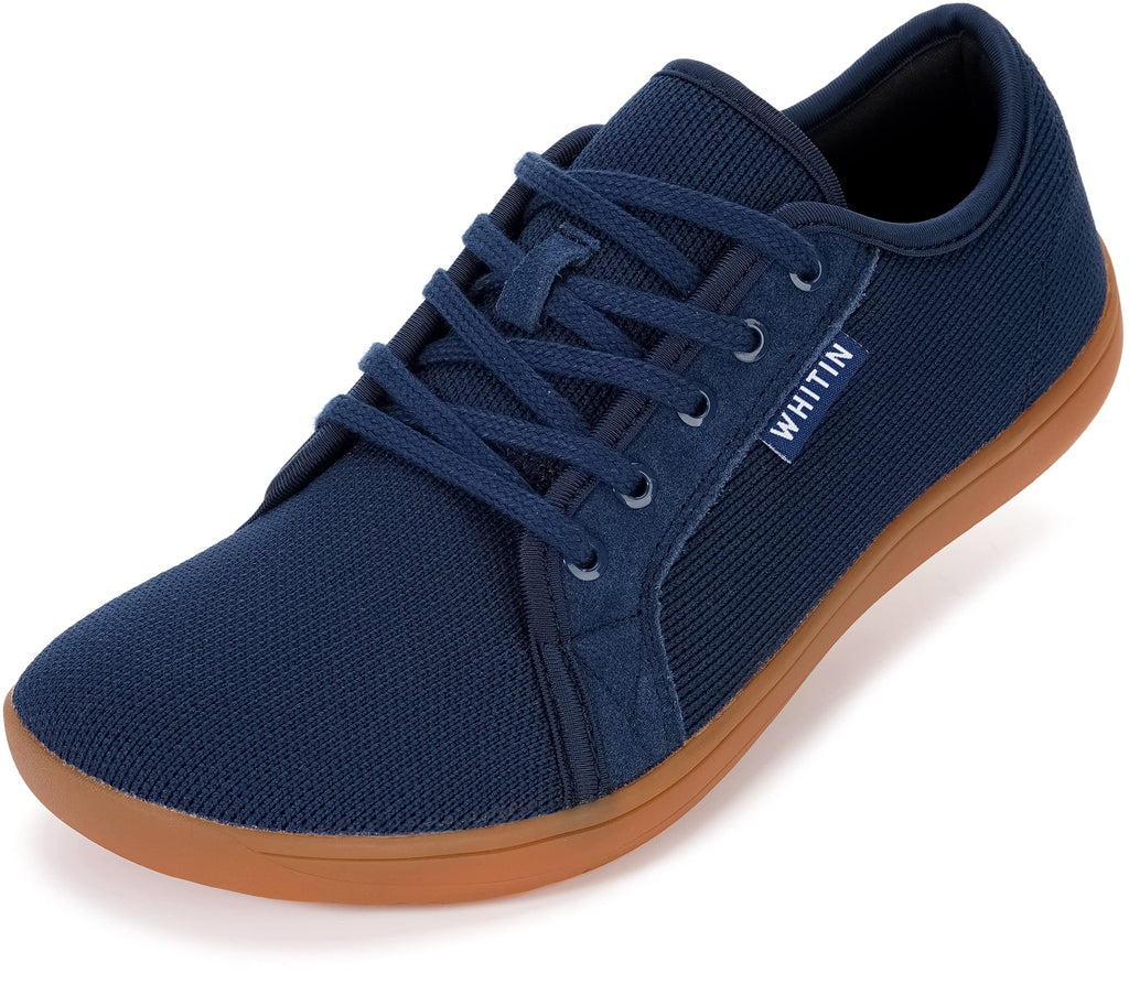 WHITIN Men's Wide Minimalist Barefoot Sneakers | Zero Drop Sole | Optimal Relaxation