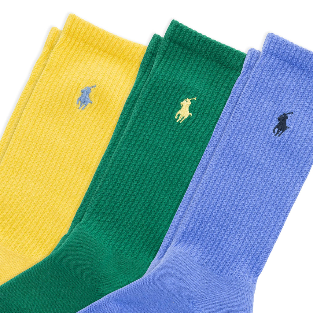 Men's Ribbed Casual Crew Sock 3-Pack