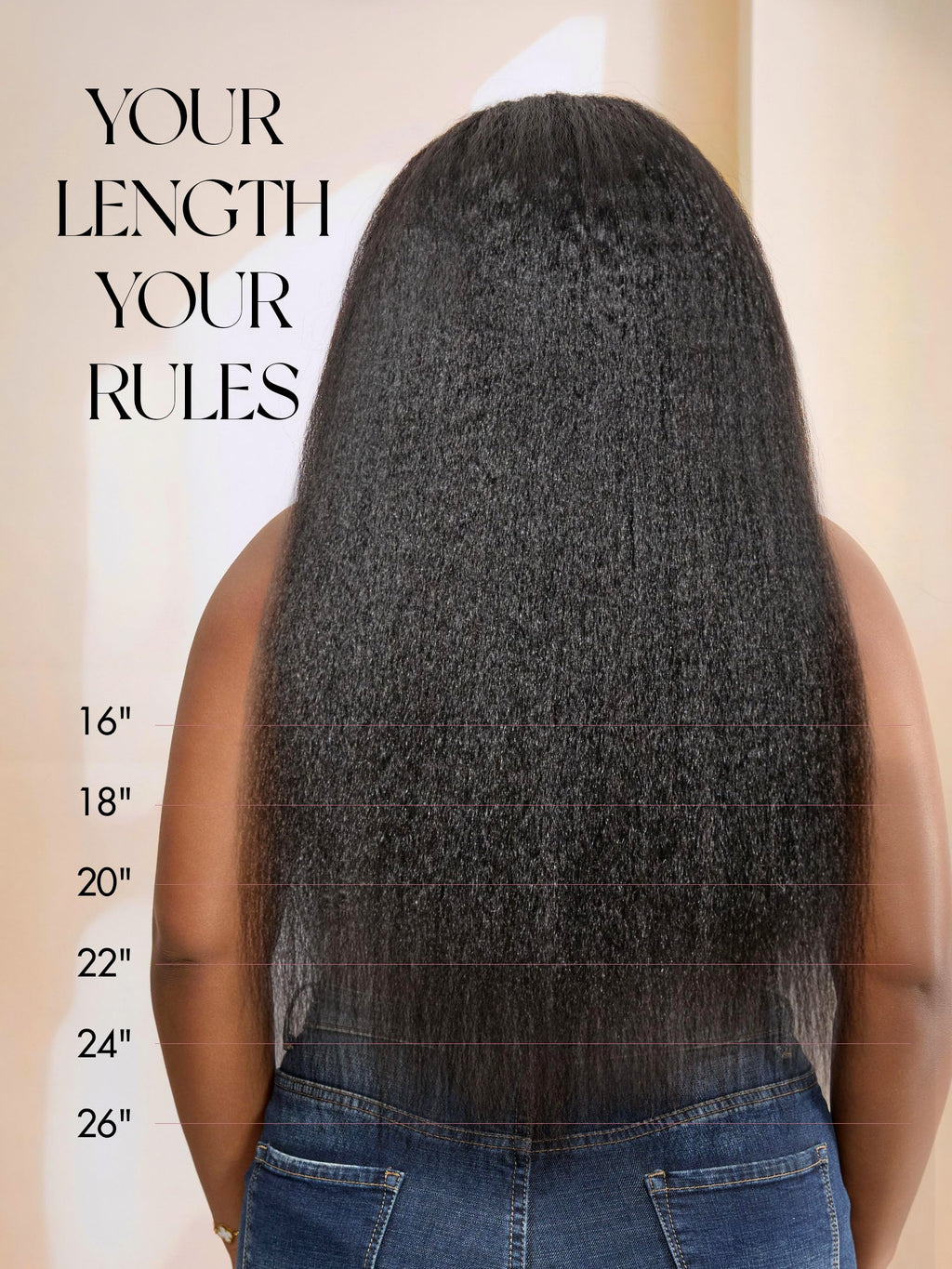 HAIR Headband Wig Human Hair Kinky Straight Drawstring Half Wig for Black Women 100% Real Human Hair Glueless None Lace Wigs Brazilian Virgin Hair Machine Made Wig 200 Density Natural Color