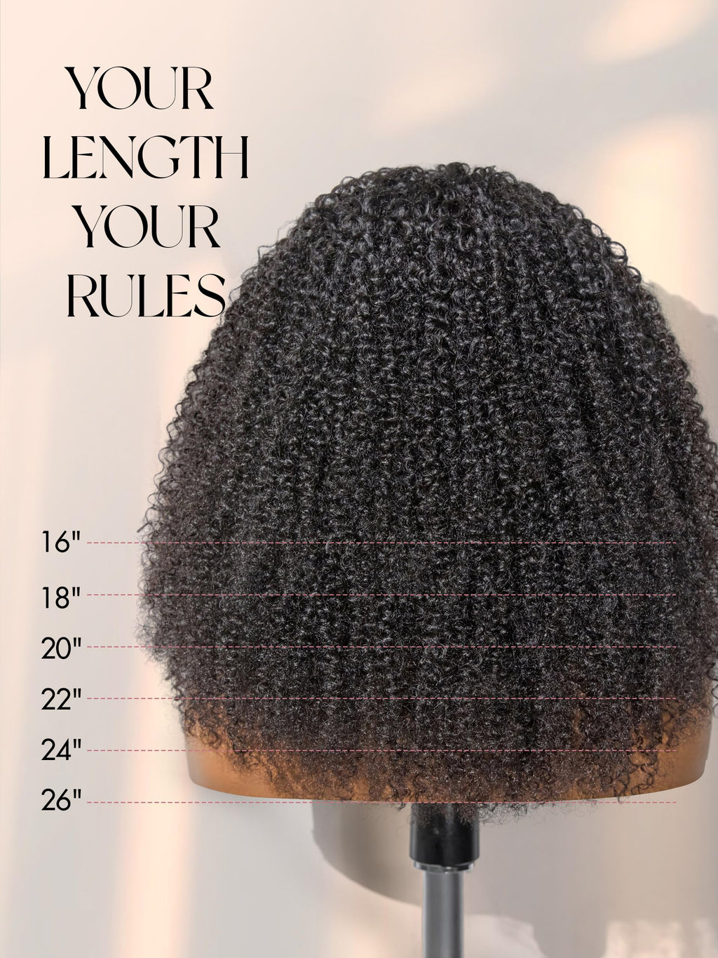 Half Wig Kinky Curly Flexi-Fit Invisi 3 in 1 Wigs Flip Drawstring Wig 200% Density Glueless Wigs 100% Human Hair Natural Black Ready to Go Headband Wig for Women 18 Inches