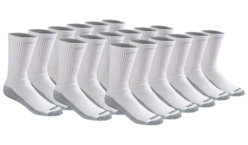 Men's Dri-tech Original Moisture Control Crew Socks, Available in M-xxl (6, 12, 18 Pairs)