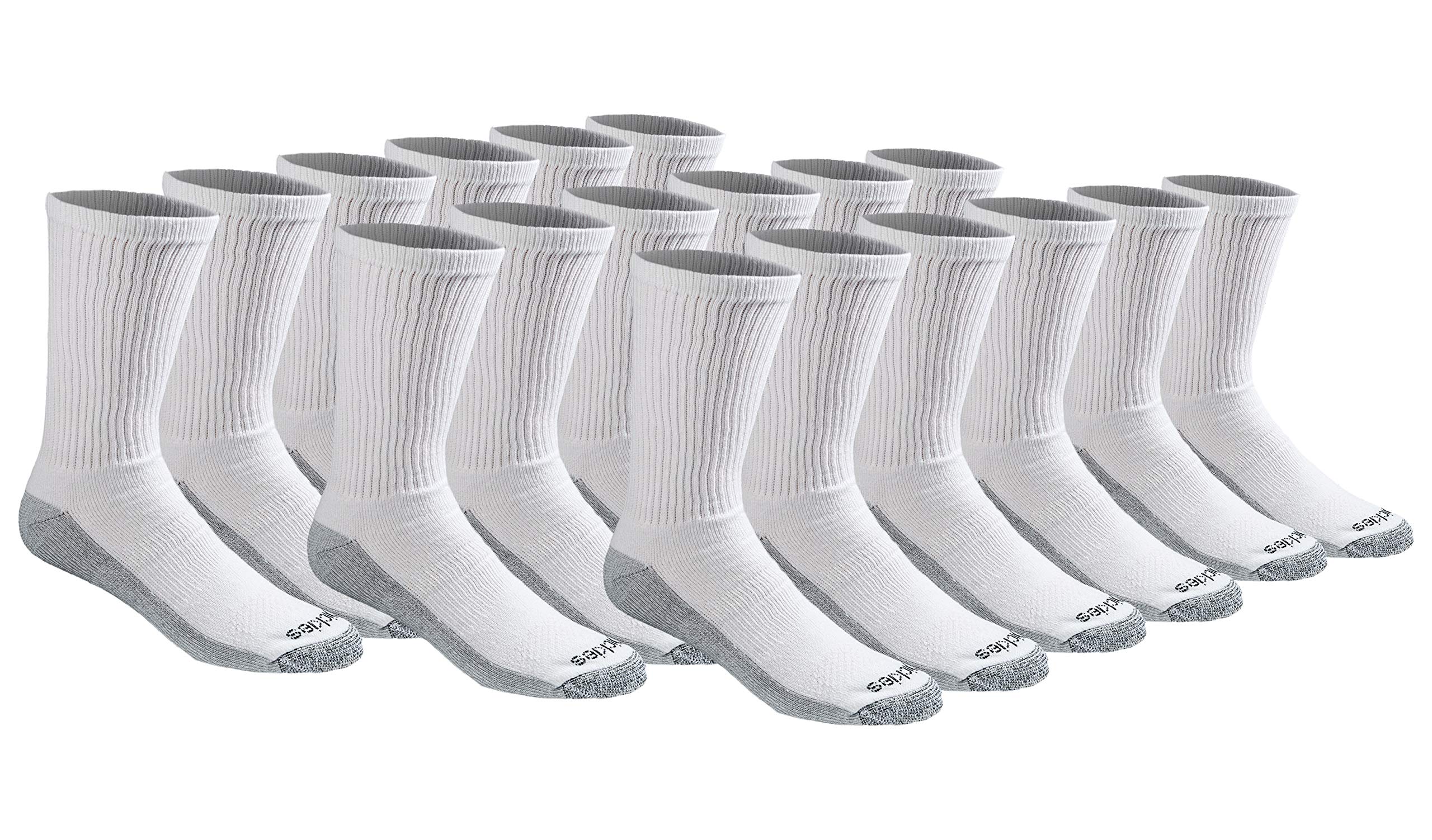 Men's Dri-tech Original Moisture Control Crew Socks, Available in M-xxl (6, 12, 18 Pairs)
