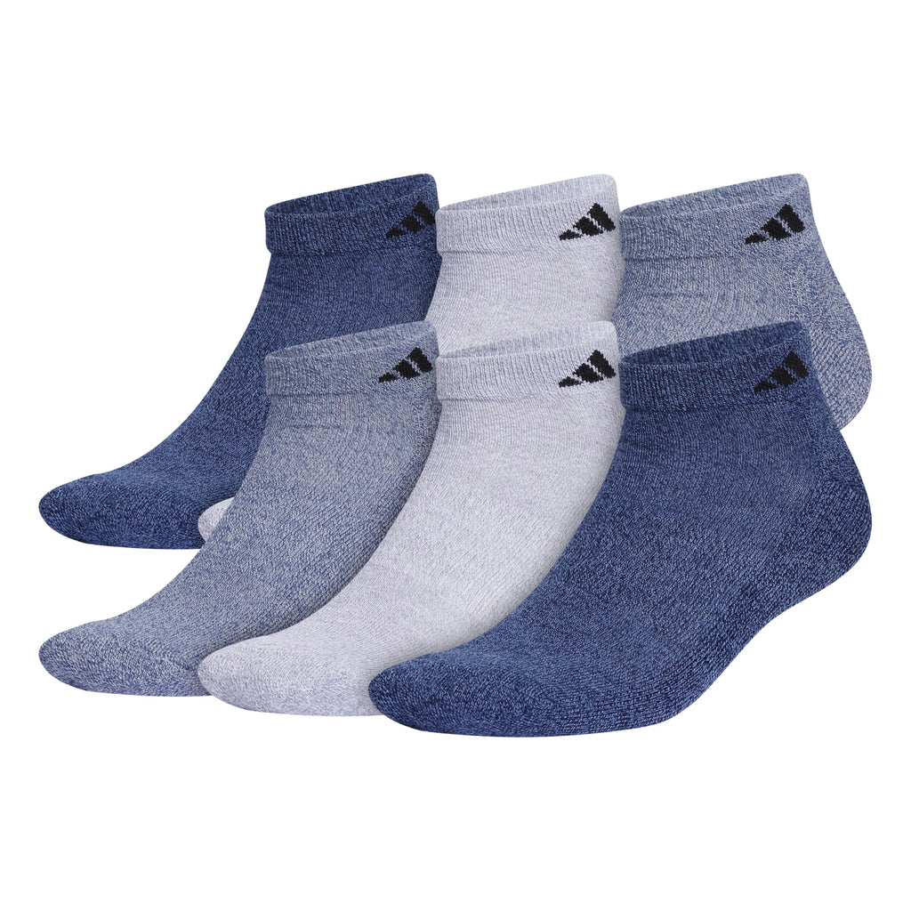 Men's Athletic Cushioned Low Cut Ankle Socks (6 Pairs) Durable & Comfortable