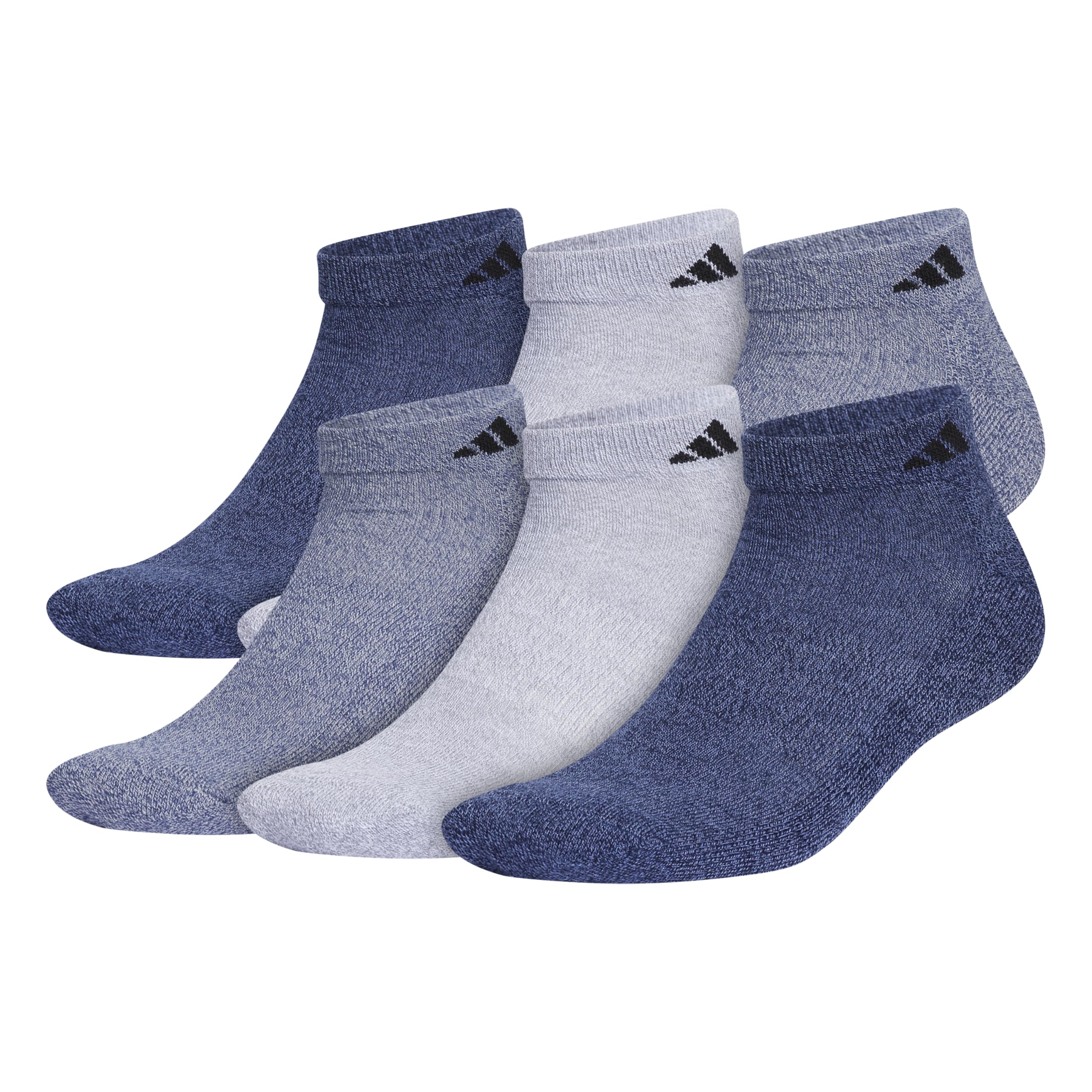 Men's Athletic Cushioned Low Cut Ankle Socks (6 Pairs) Durable & Comfortable
