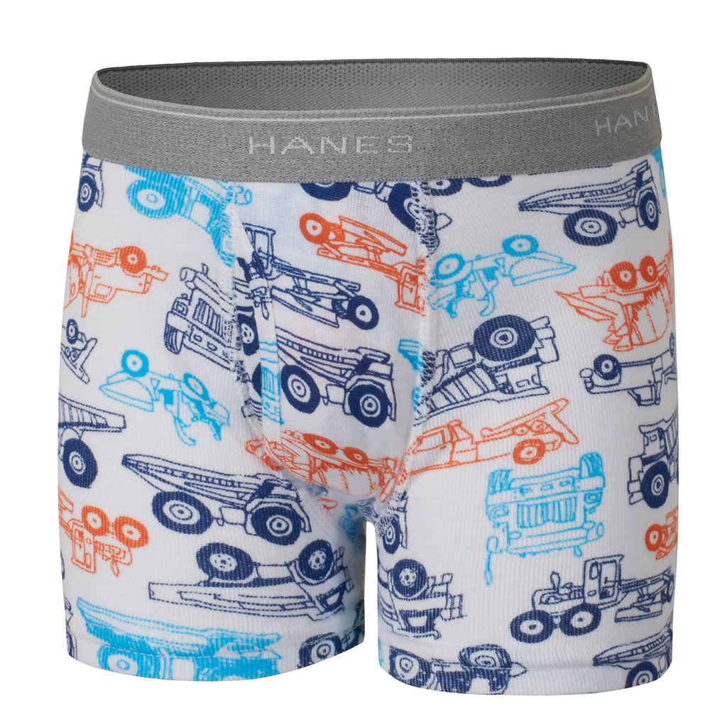 Hanes Boys' Underwear, Boxer Briefs for Boys and Toddlers, Soft Cotton, 7 and 10 Packs