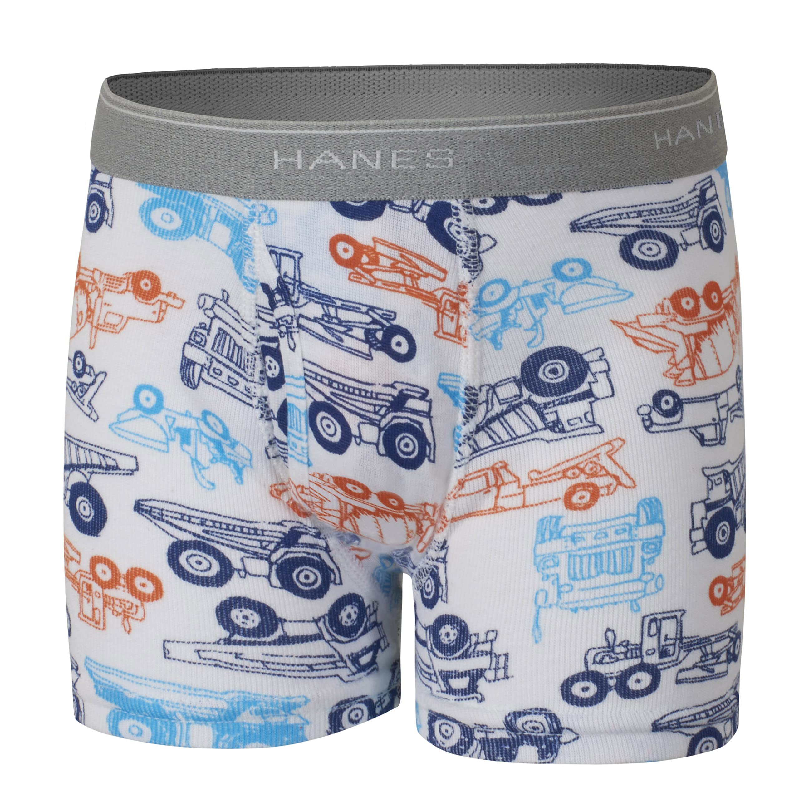 Hanes Boys' Underwear, Boxer Briefs for Boys and Toddlers, Soft Cotton, 7 and 10 Packs