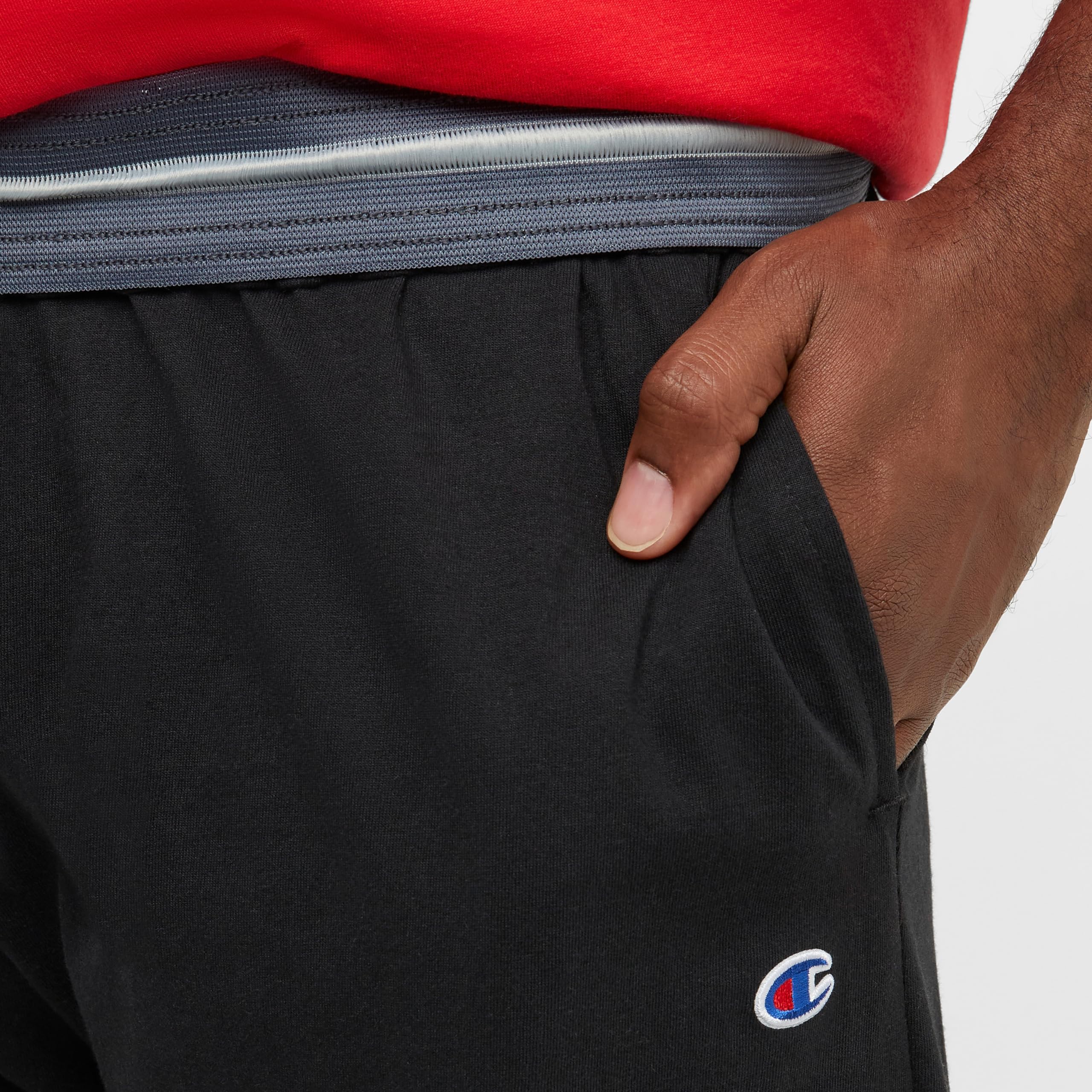Champion Men's Open-Bottom Lounge Pants, Standard Fit, Lightweight, Available in Regular and Big & Tall