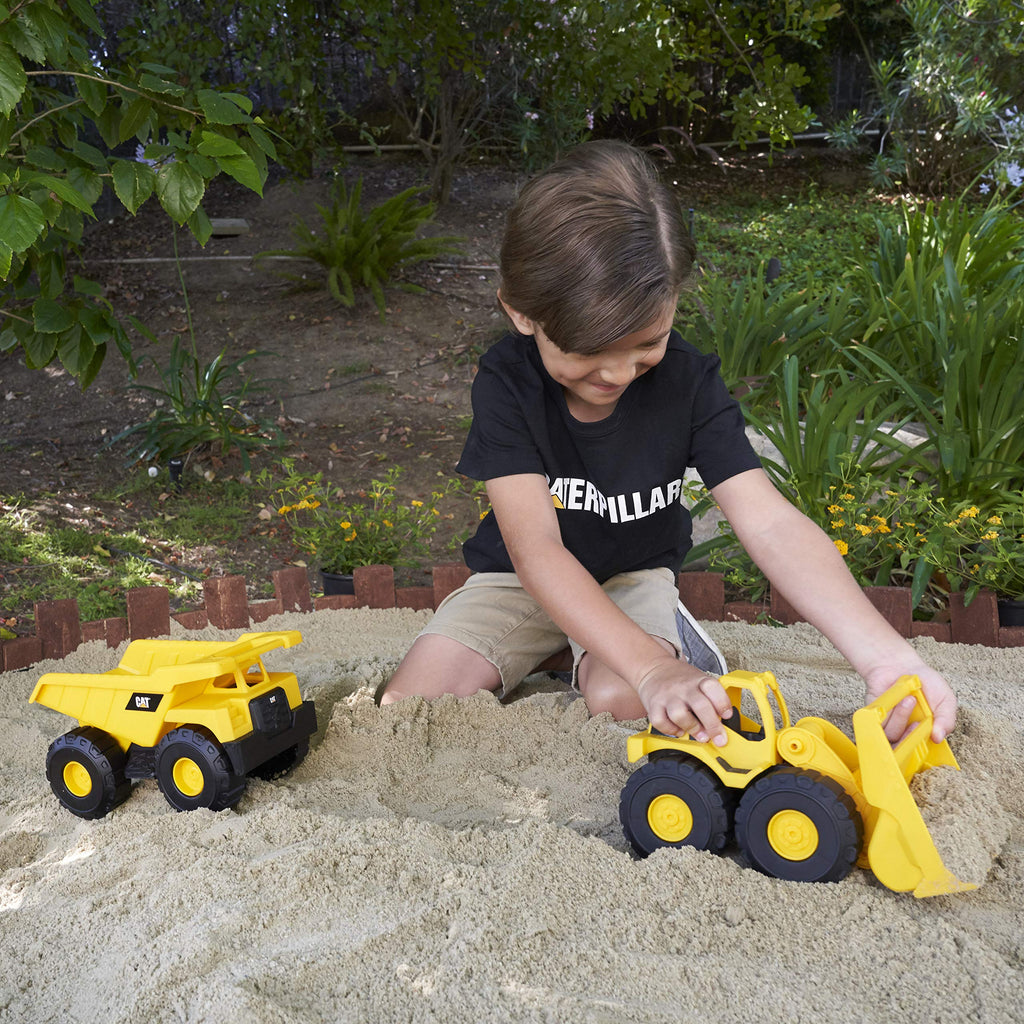 Cat Construction 7" Dump Truck, Loader & Excavator toys Combo Pack
