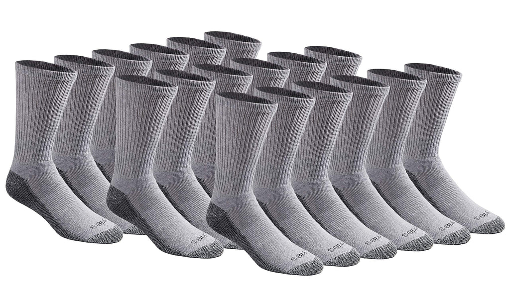 Men's Dri-tech Original Moisture Control Crew Socks, Available in M-xxl (6, 12, 18 Pairs)