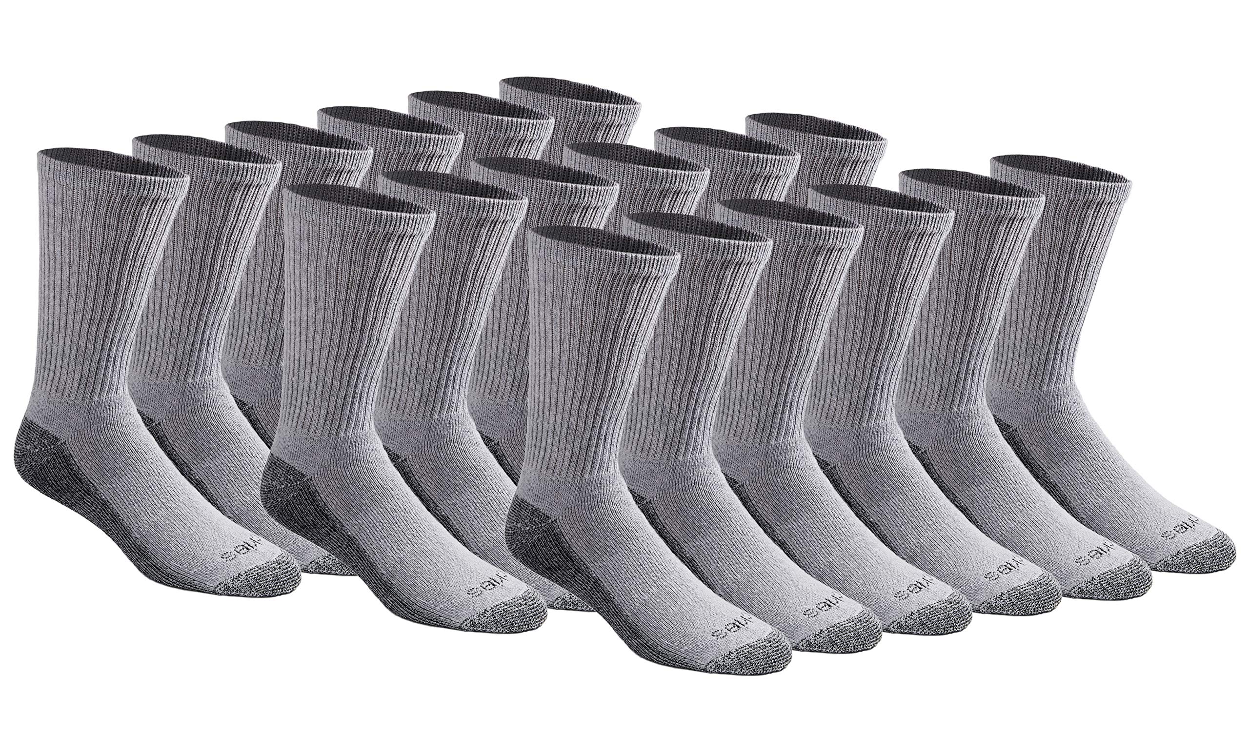 Men's Dri-tech Original Moisture Control Crew Socks, Available in M-xxl (6, 12, 18 Pairs)
