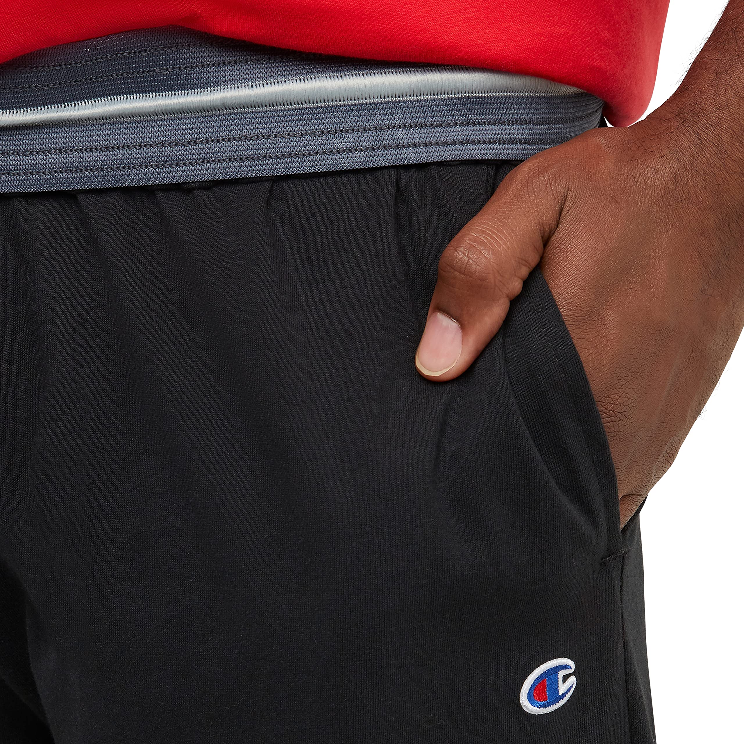 Champion Men's Open-Bottom Lounge Pants, Standard Fit, Lightweight, Available in Regular and Big & Tall