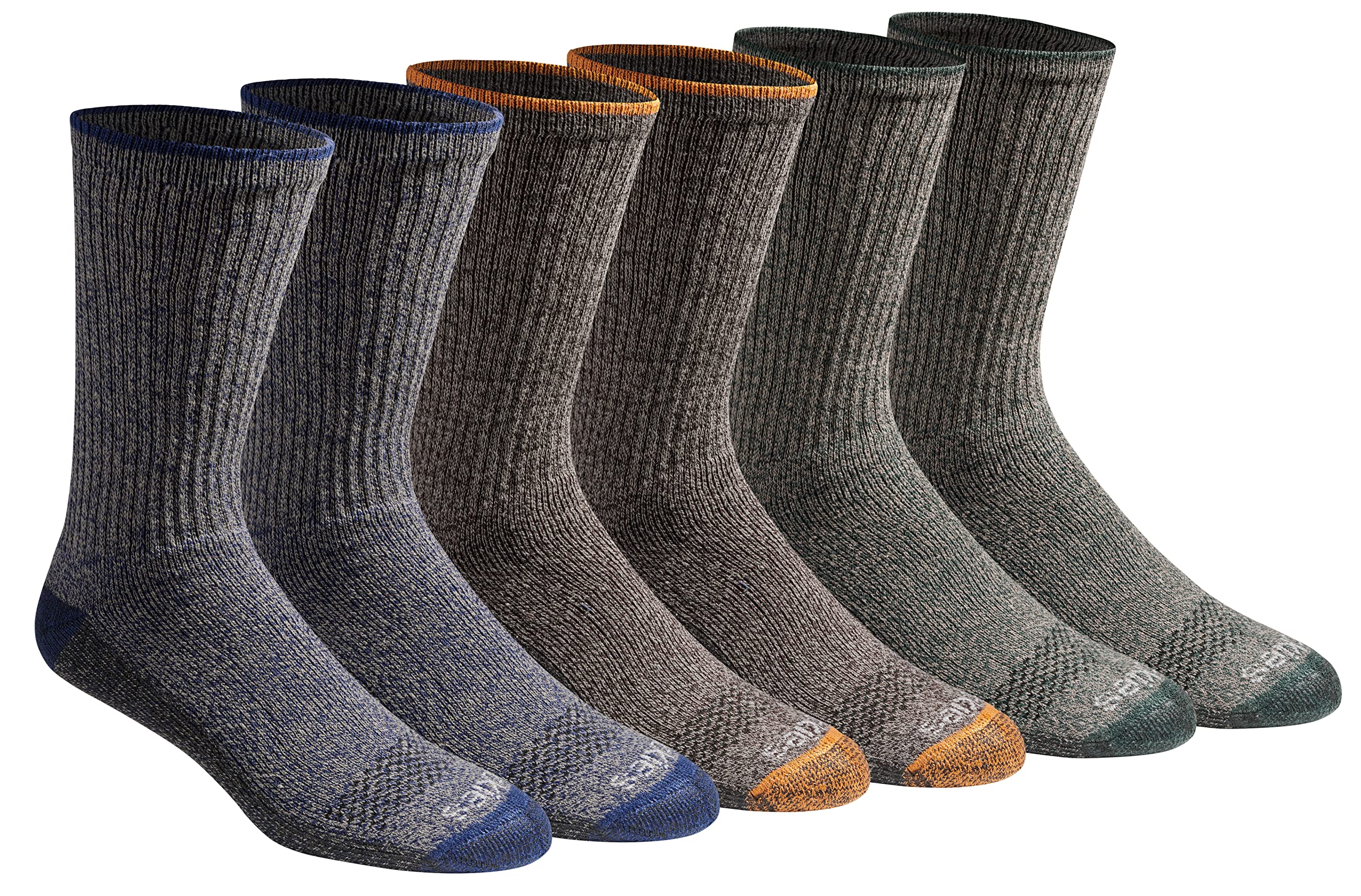 Men's Dri-tech Original Moisture Control Crew Socks, Available in M-xxl (6, 12, 18 Pairs)