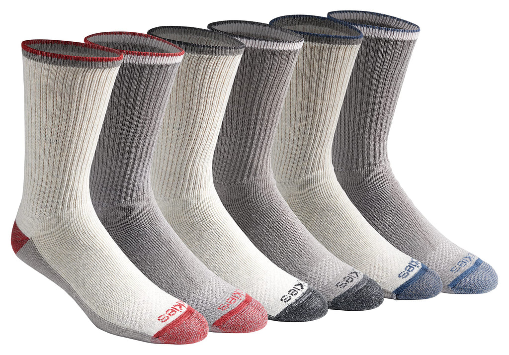Men's Dri-tech Original Moisture Control Crew Socks, Available in M-xxl (6, 12, 18 Pairs)