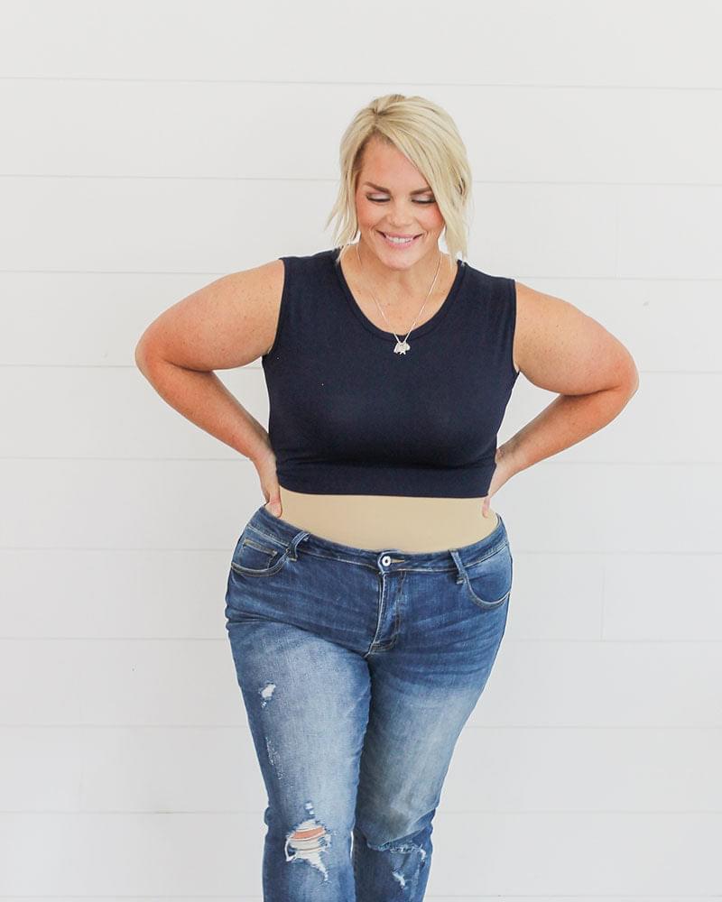 Crew Neck Tank Halftee